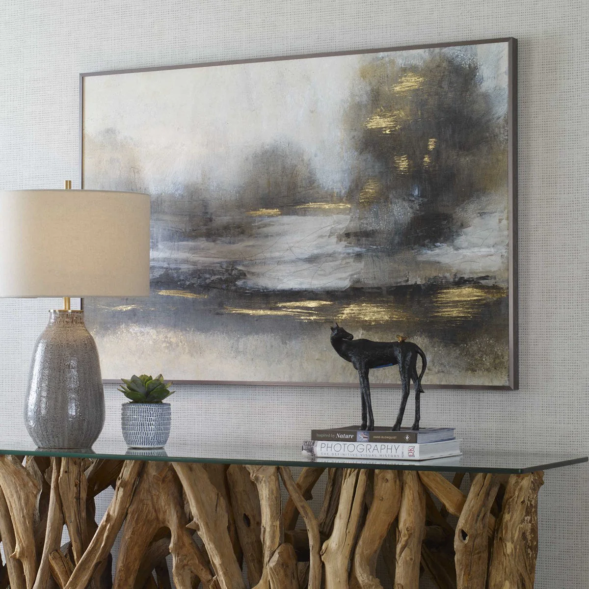 Uttermost Gilt Landscape Framed Print - Image 4