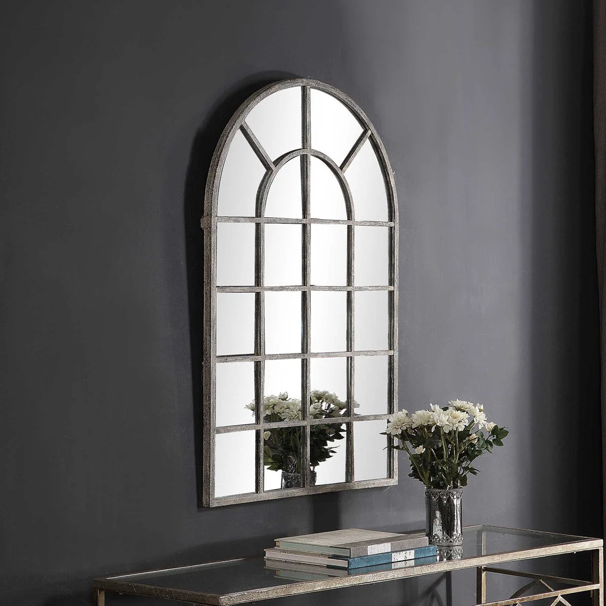 Giverny Mirror - Antique Grey - Image 3