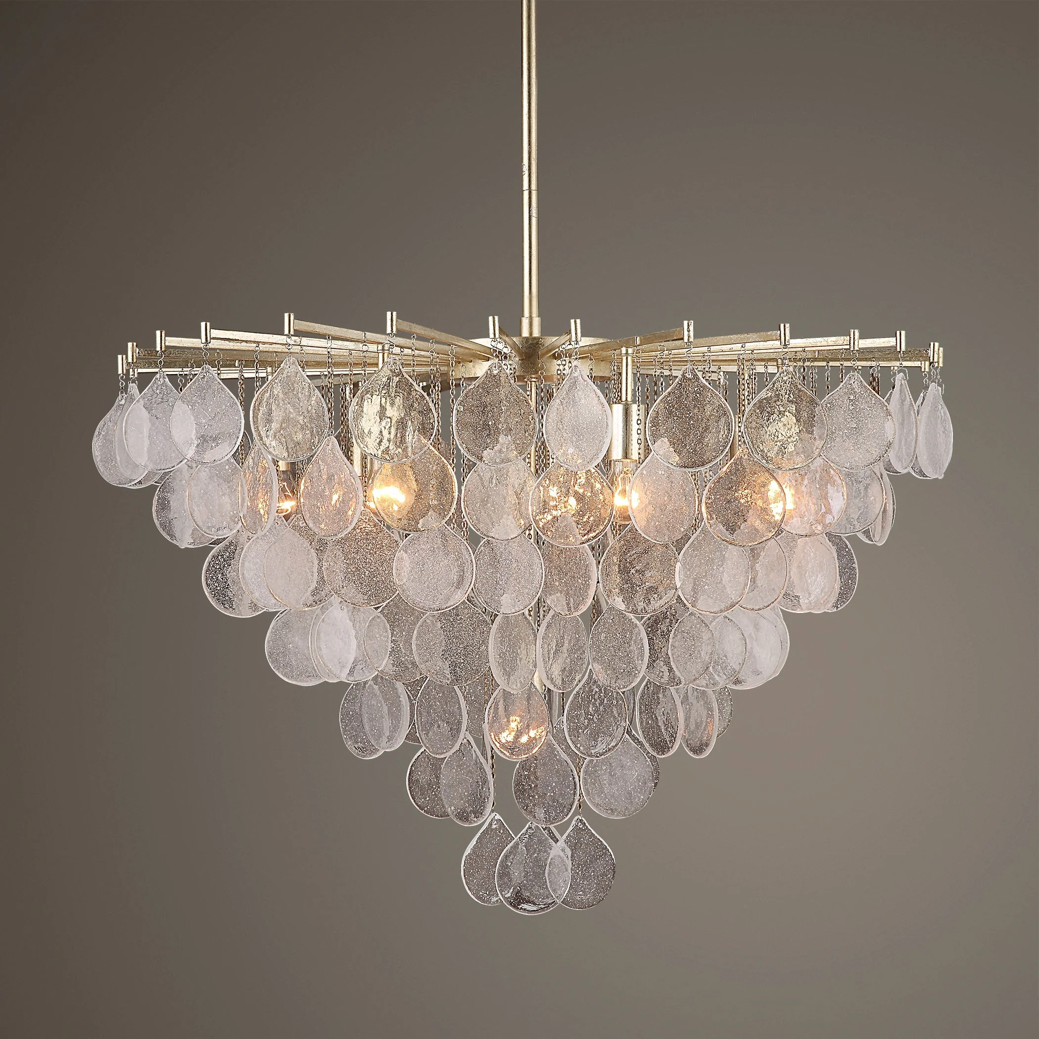 Uttermost Goccia 8 Light Tear Drop Glass Pendant - Image 2