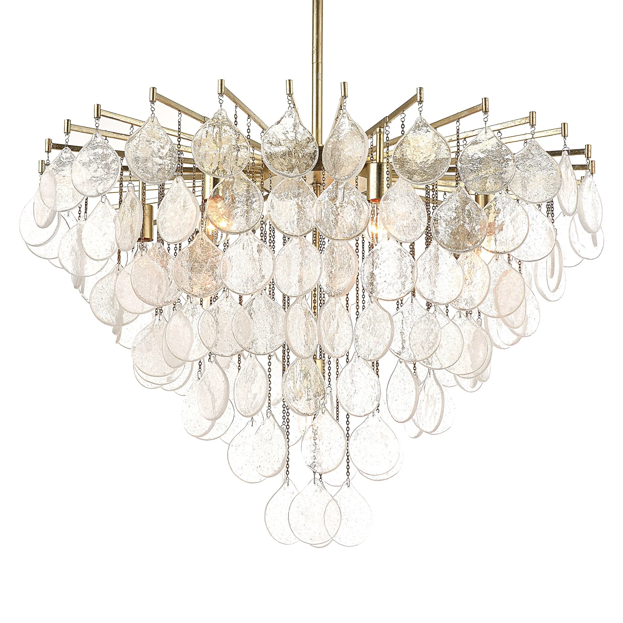 Uttermost Goccia 8 Light Tear Drop Glass Pendant - Image 4