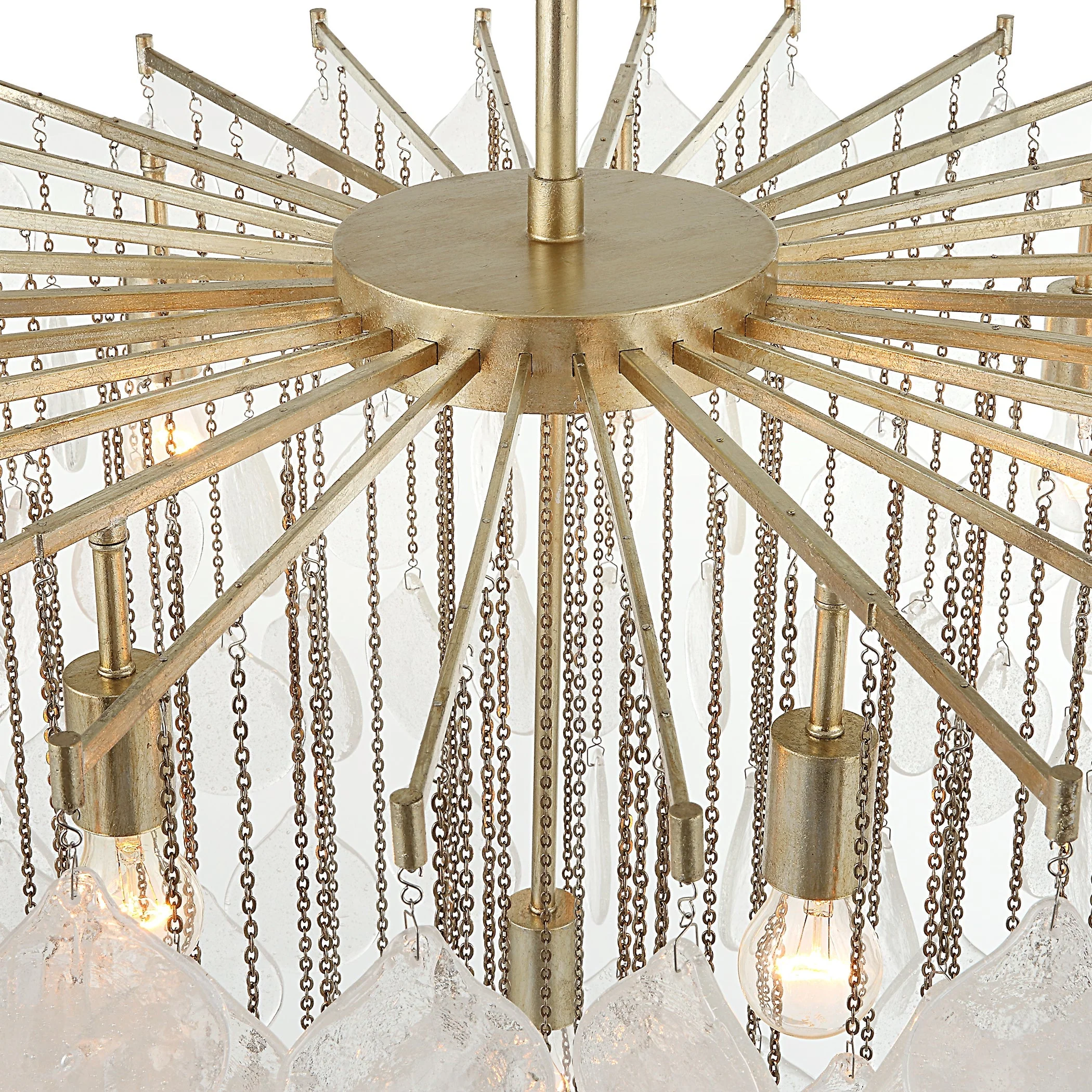 Uttermost Goccia 8 Light Tear Drop Glass Pendant - Image 6