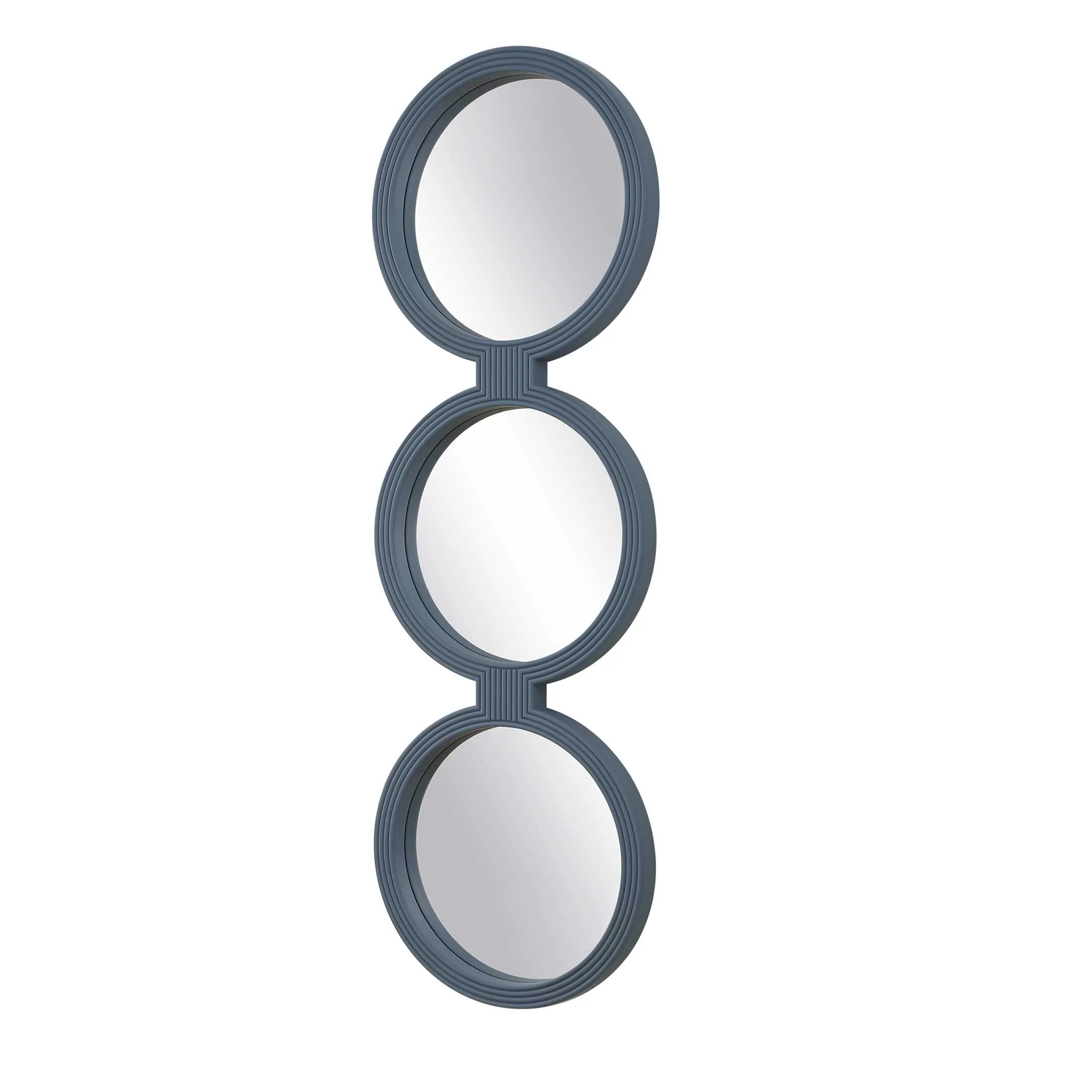 Uttermost Going In Circles Blue Gray Mirror - Image 4