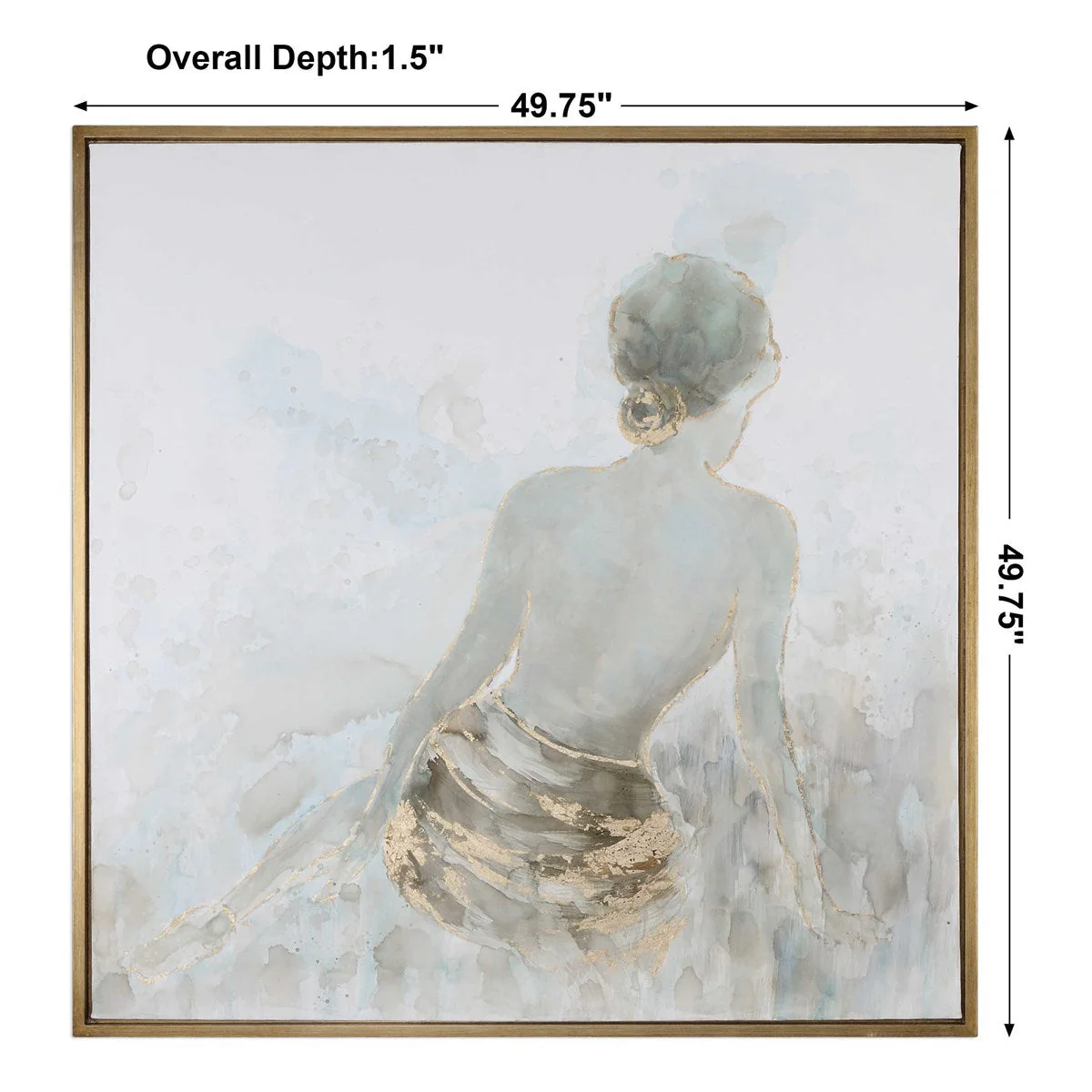 Uttermost Gold Highlights Hand Painted Canvas - Image 4