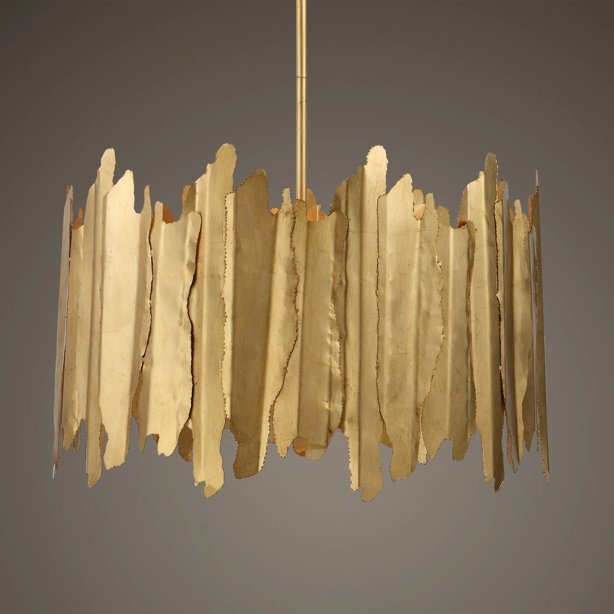 Uttermost Golden Gate 8 Light Industrial Pendant - Image 2