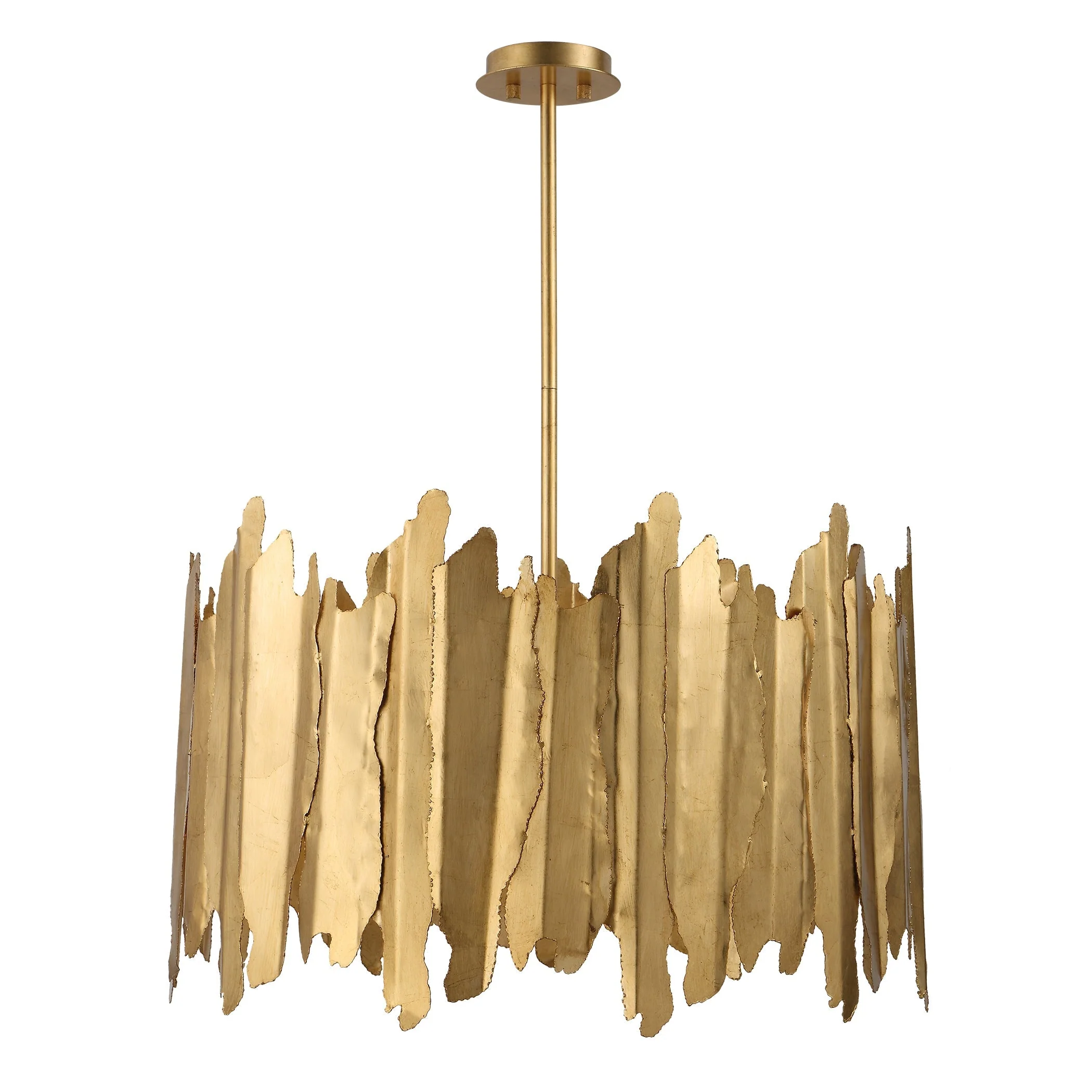 Uttermost Golden Gate 8 Light Industrial Pendant - Image 3