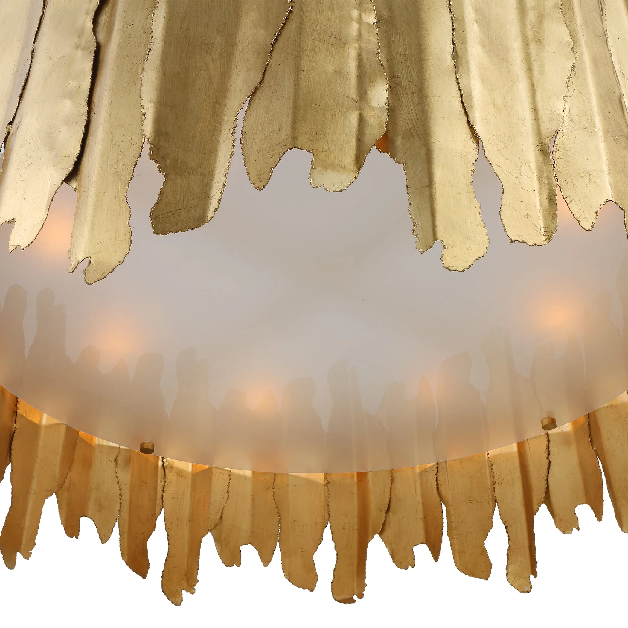 Uttermost Golden Gate 8 Light Industrial Pendant - Image 6