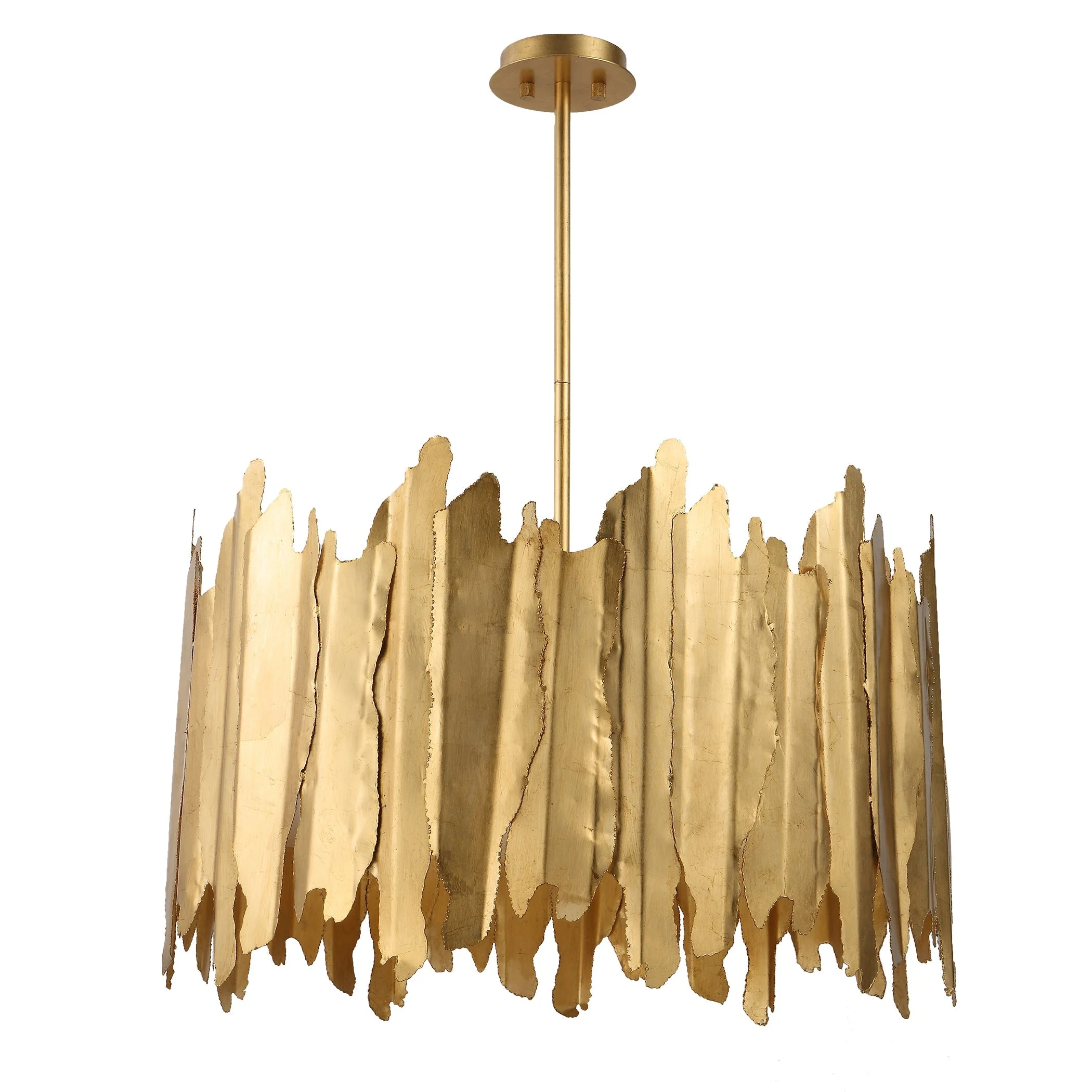 Uttermost Golden Gate 8 Light Industrial Pendant - Image 9