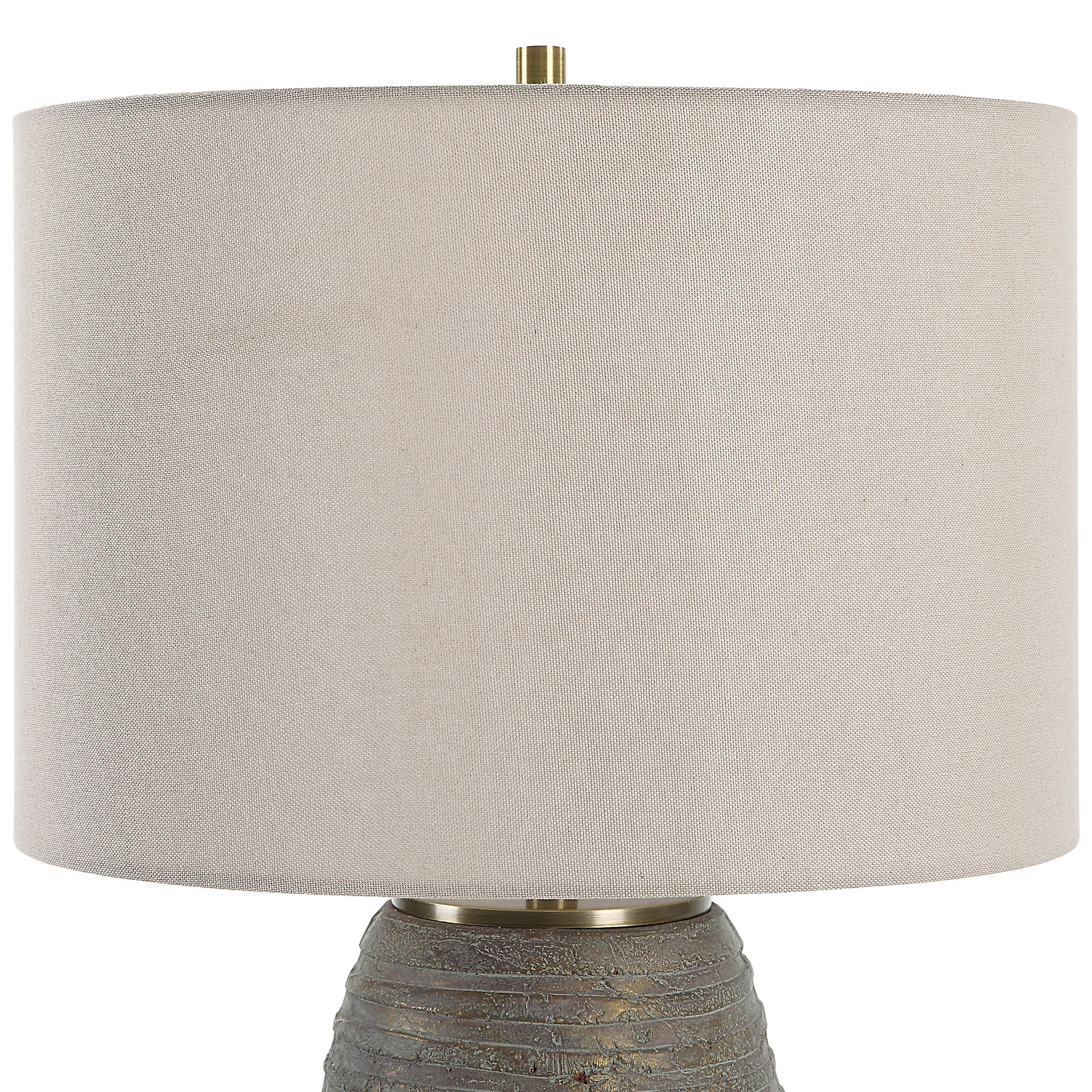 Uttermost Gorda Bronze Ceramic Table Lamp - Image 4