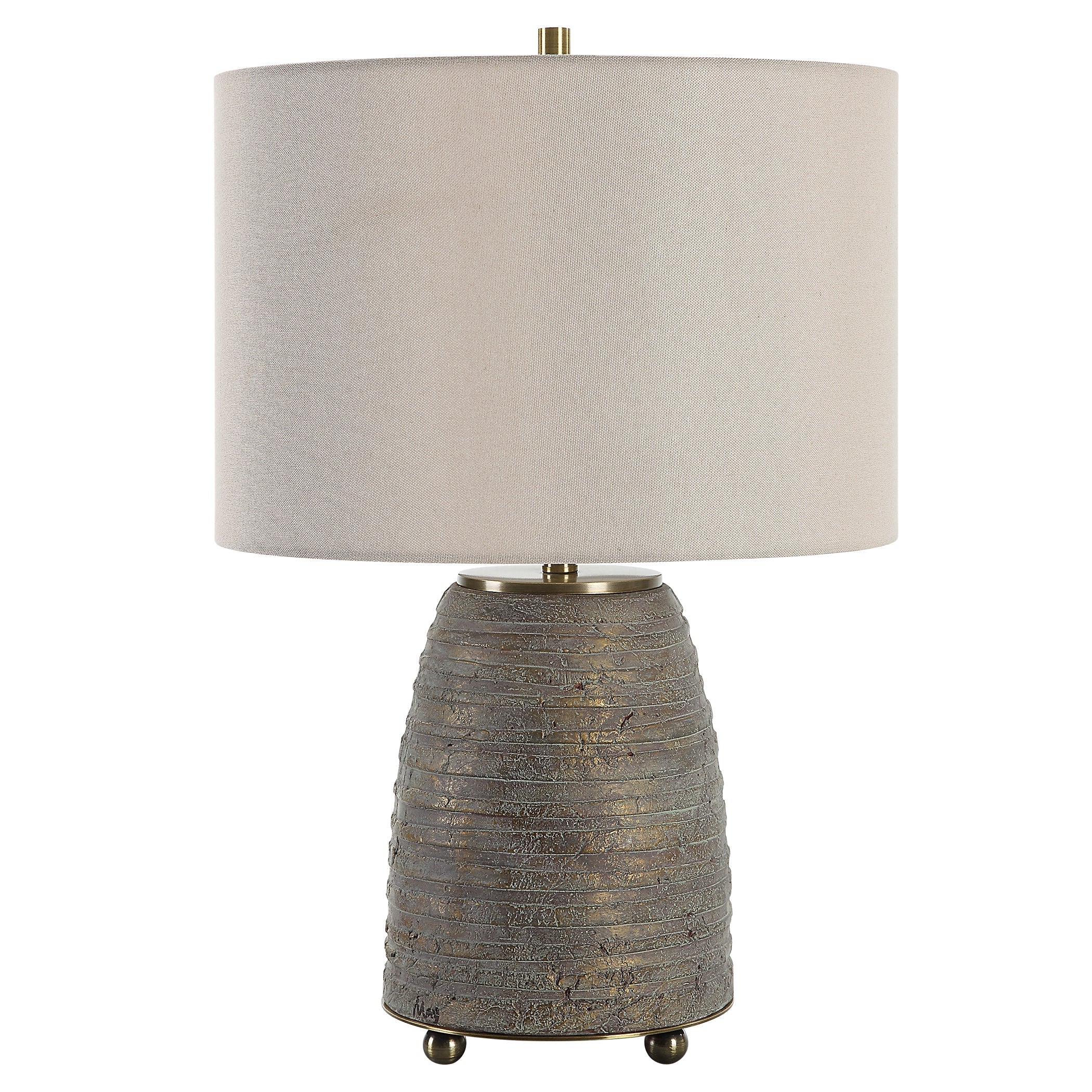 Uttermost Gorda Bronze Ceramic Table Lamp - Image 6