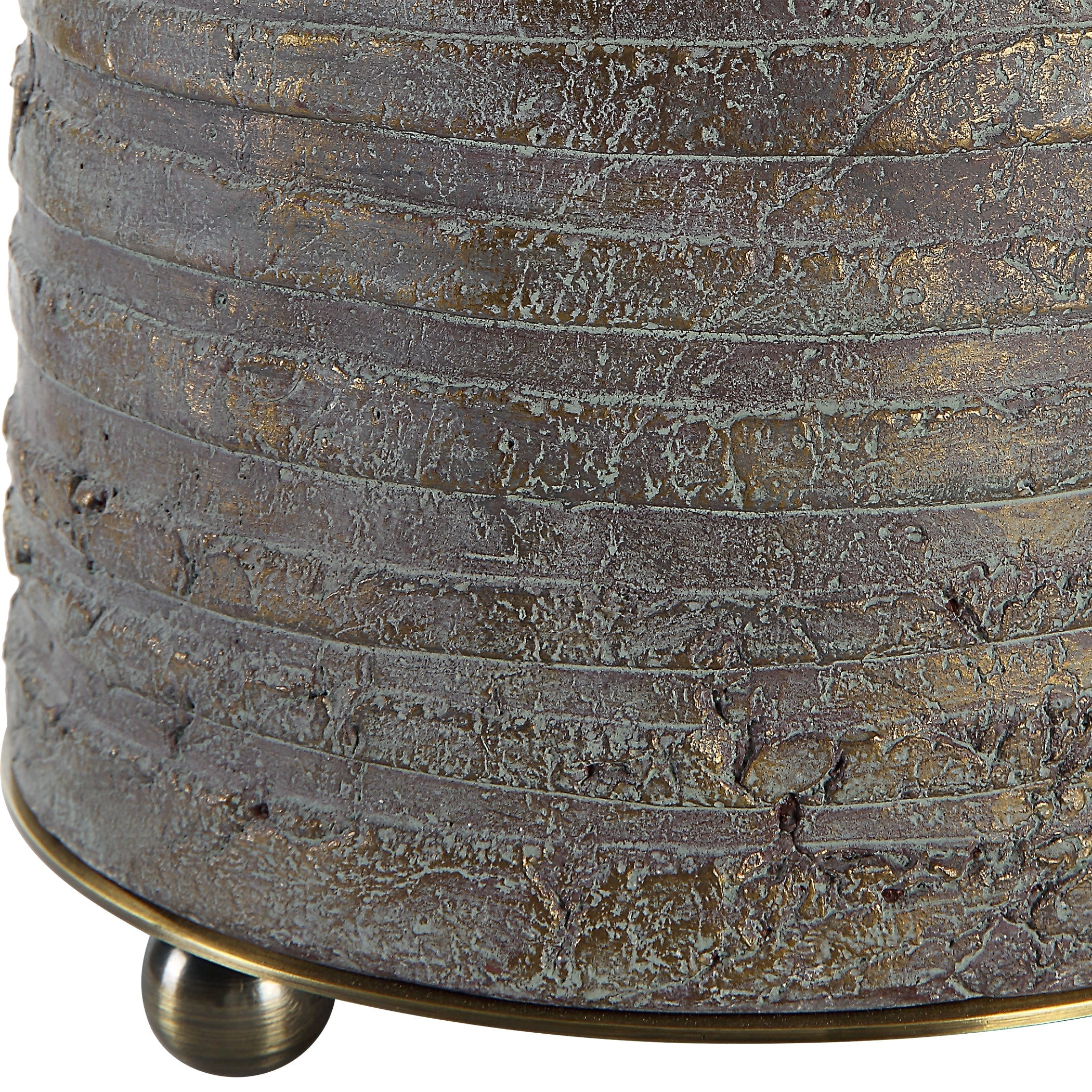Uttermost Gorda Bronze Ceramic Table Lamp - Image 7