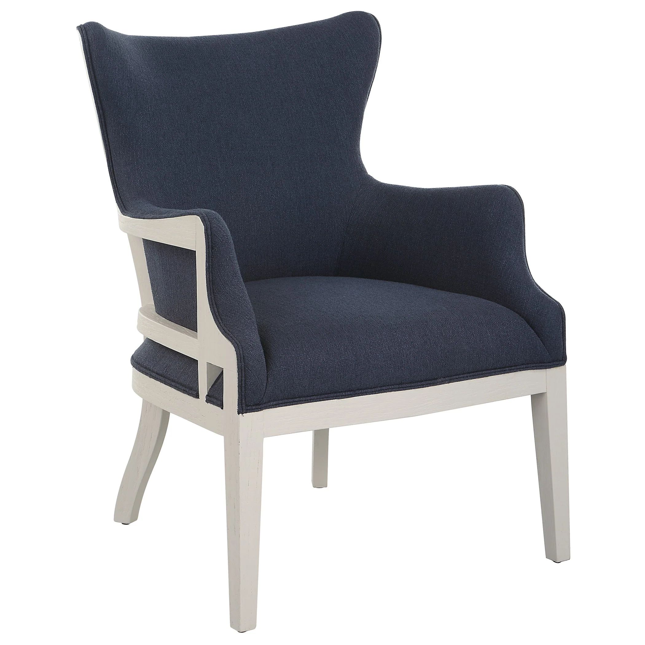 Uttermost Gordonston Blue Fabric Accent Chair - Image 7