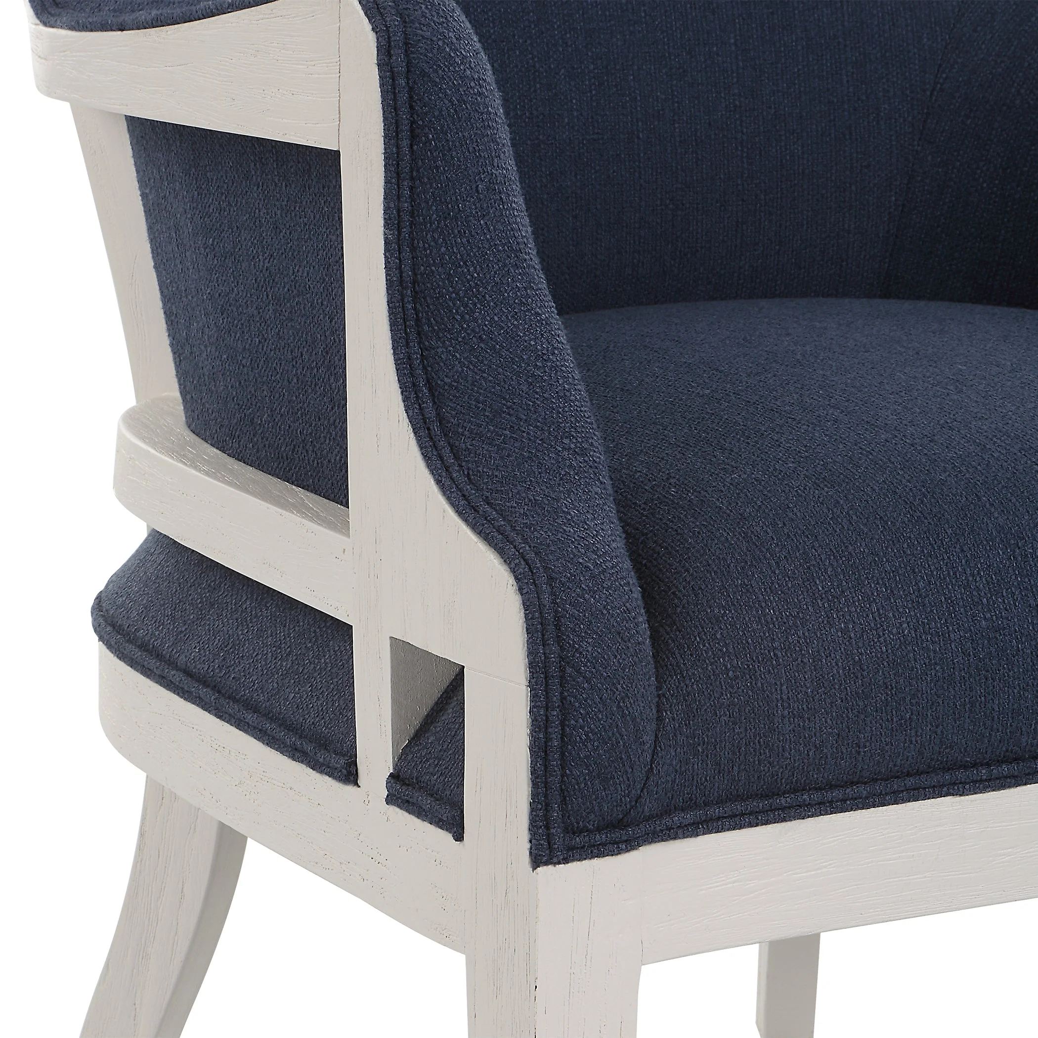Uttermost Gordonston Blue Fabric Accent Chair - Image 8