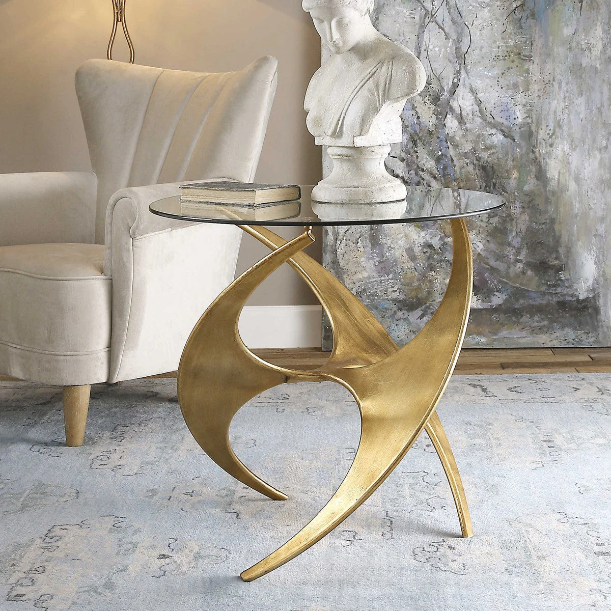 Uttermost Graciano Side Table, 2 Cartons