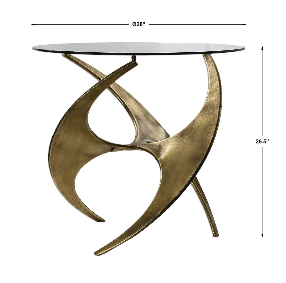 Uttermost Graciano Side Table, 2 Cartons - Image 3