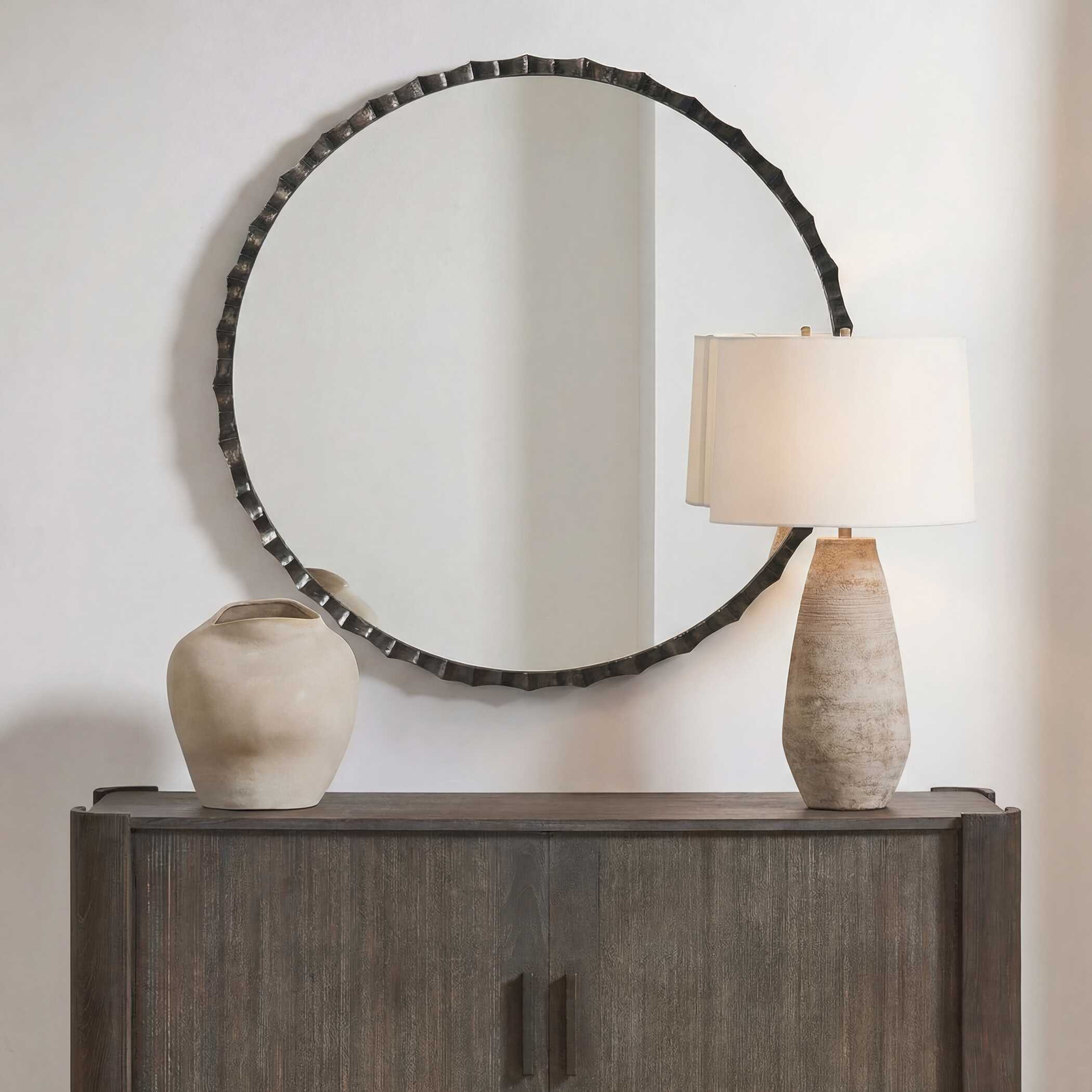 Uttermost Grander Round Mirror - Image 2