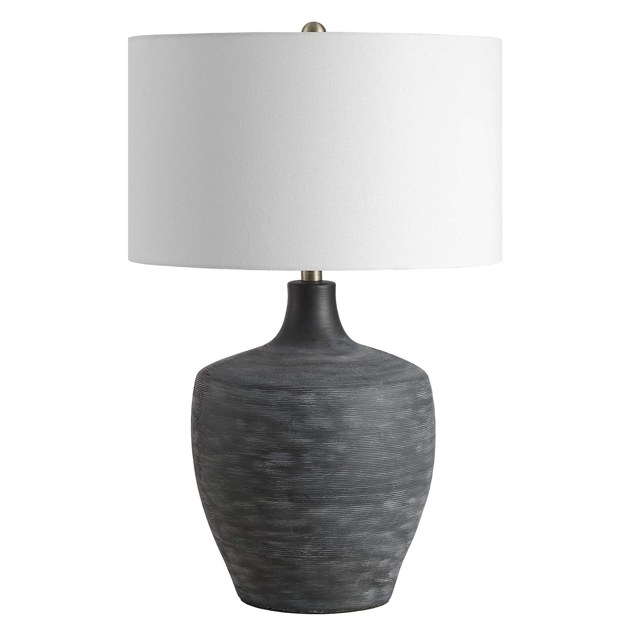 Uttermost Graphite Ribbed Table Lamp - Image 4