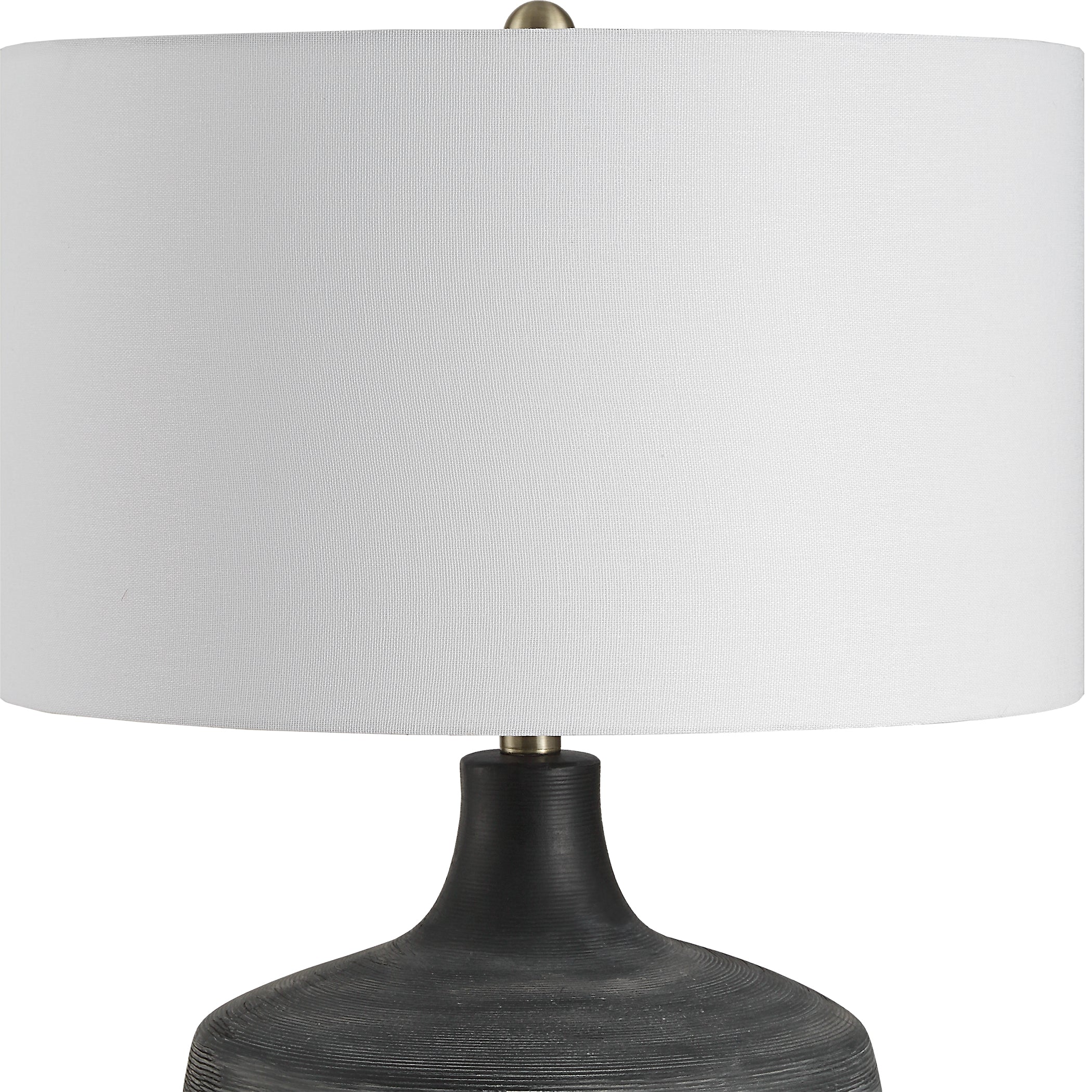 Uttermost Graphite Ribbed Table Lamp - Image 5