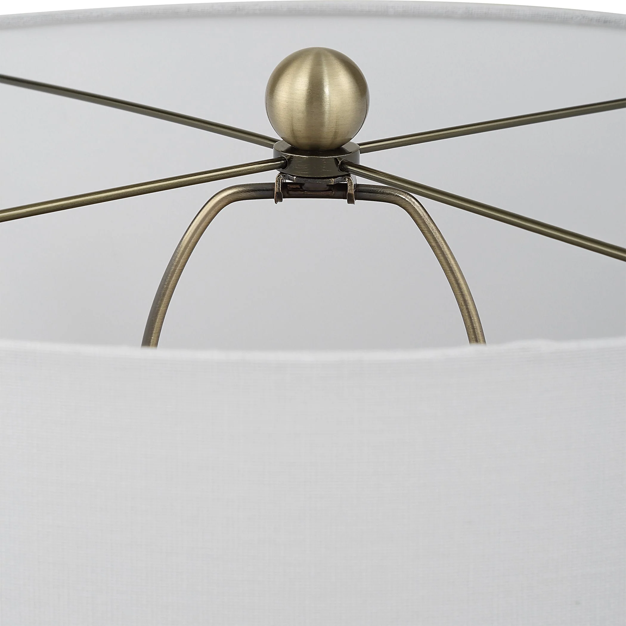 Uttermost Graphite Ribbed Table Lamp - Image 6