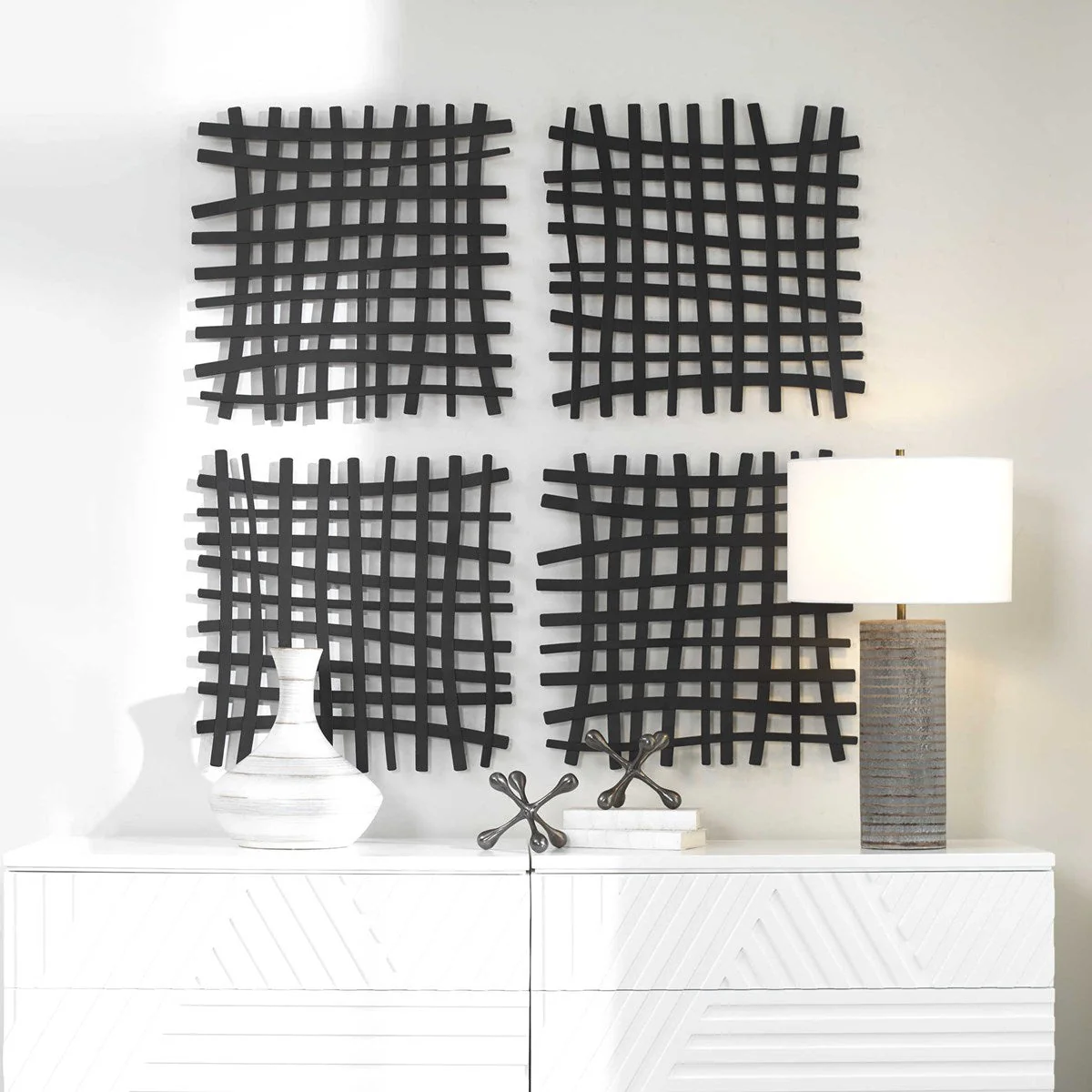 Uttermost Gridlines Metal Wall Decor