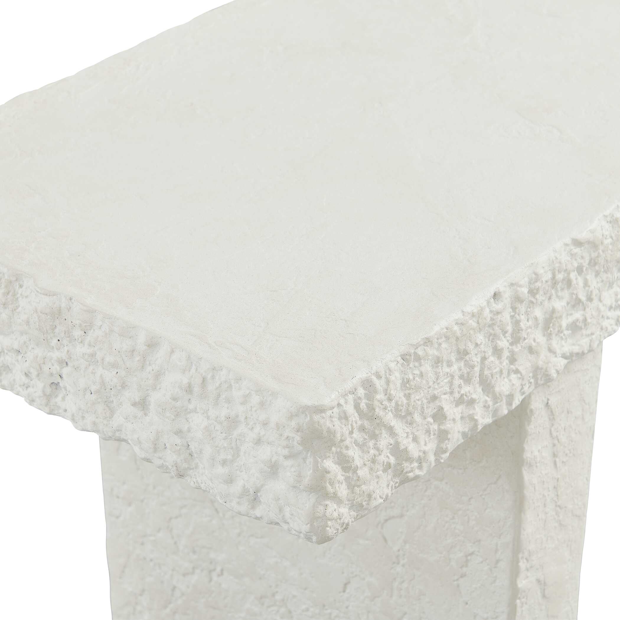 Uttermost Hagan Indoor-Outdoor Limestone Console Table - Image 6