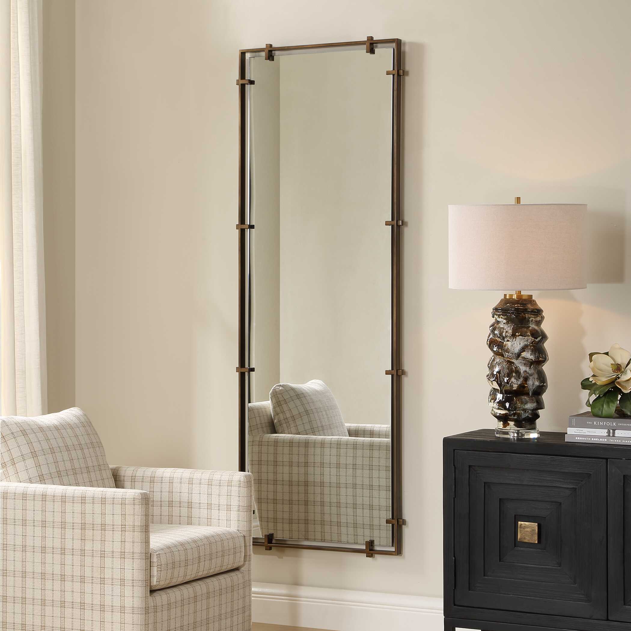Uttermost Hann Full Length Bronze Mirror - Image 3