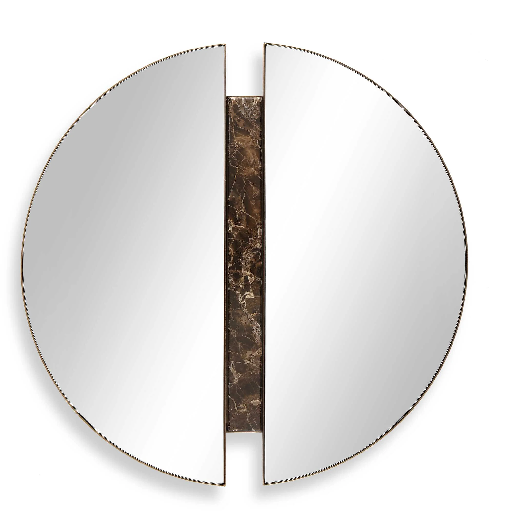 Uttermost Hanover Divided Round Mirror