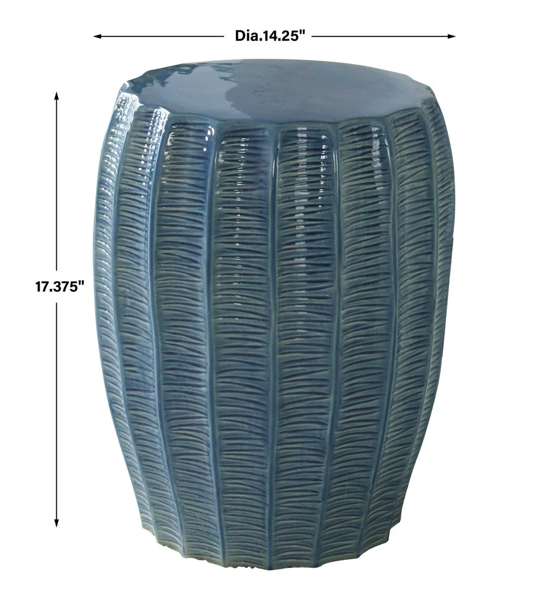 Uttermost Harbor Garden Stool - Image 4
