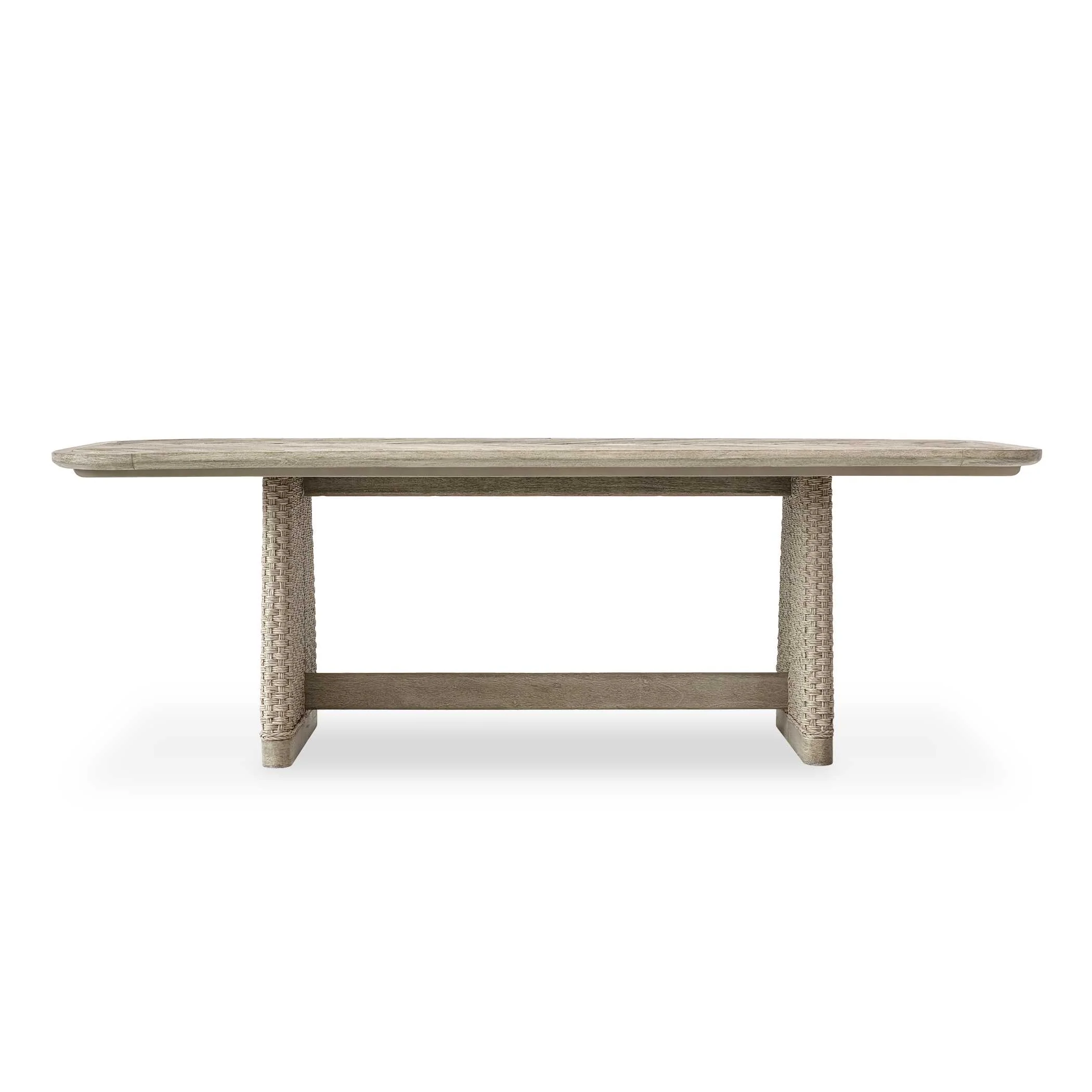Uttermost Harbor Herringbone Indoor-Outdoor Dining Table