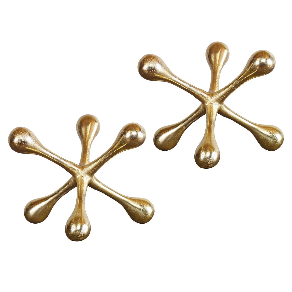 Uttermost Harlan Objects Brass, S/2 - Image 2