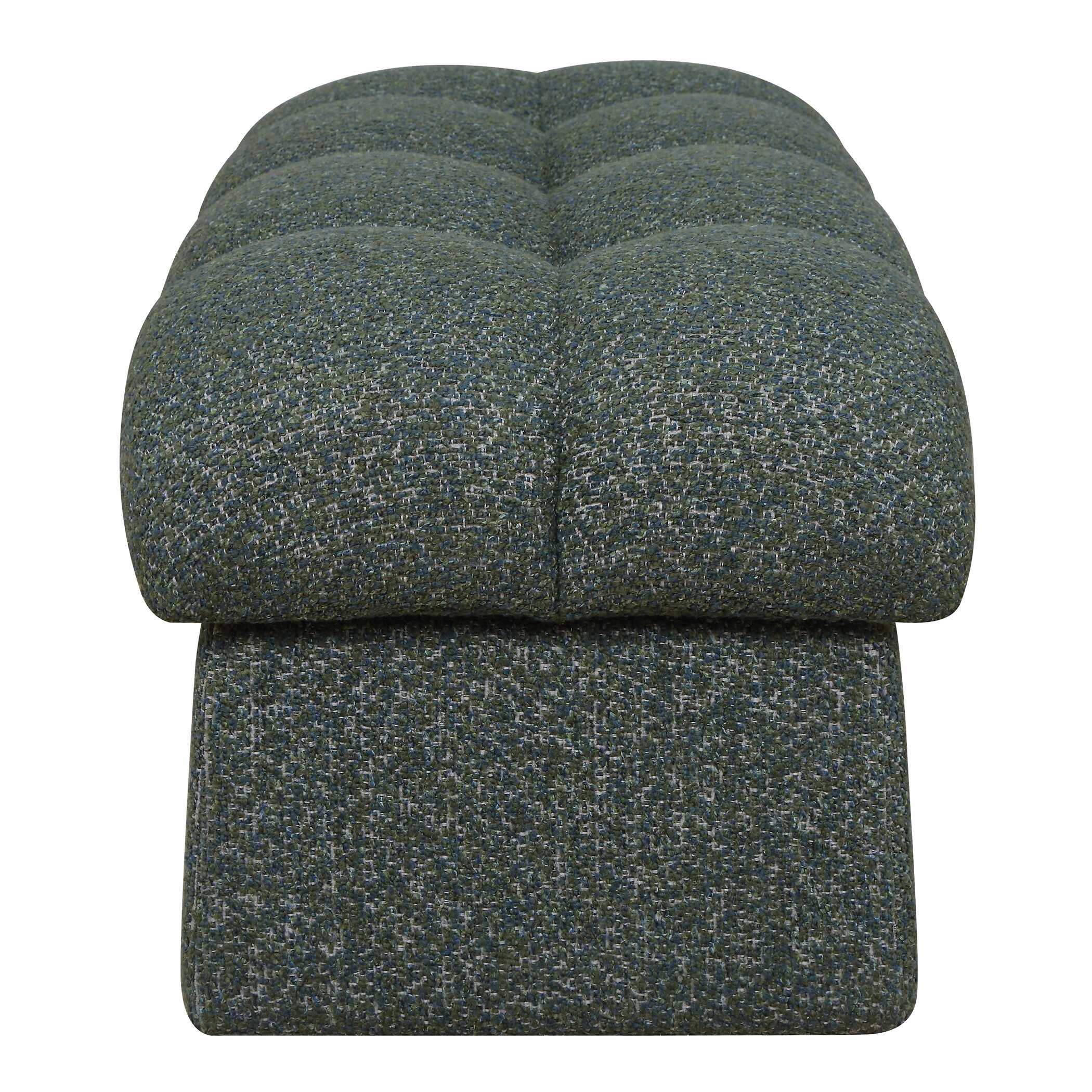 Uttermost Harlem Moss Green/ Lake Blue Bench - Image 8