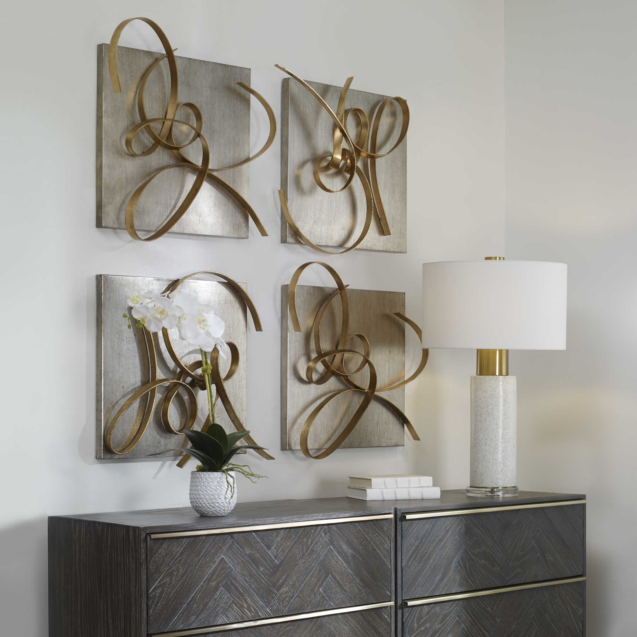 Uttermost Harmony Metal Wall Decor, S/2