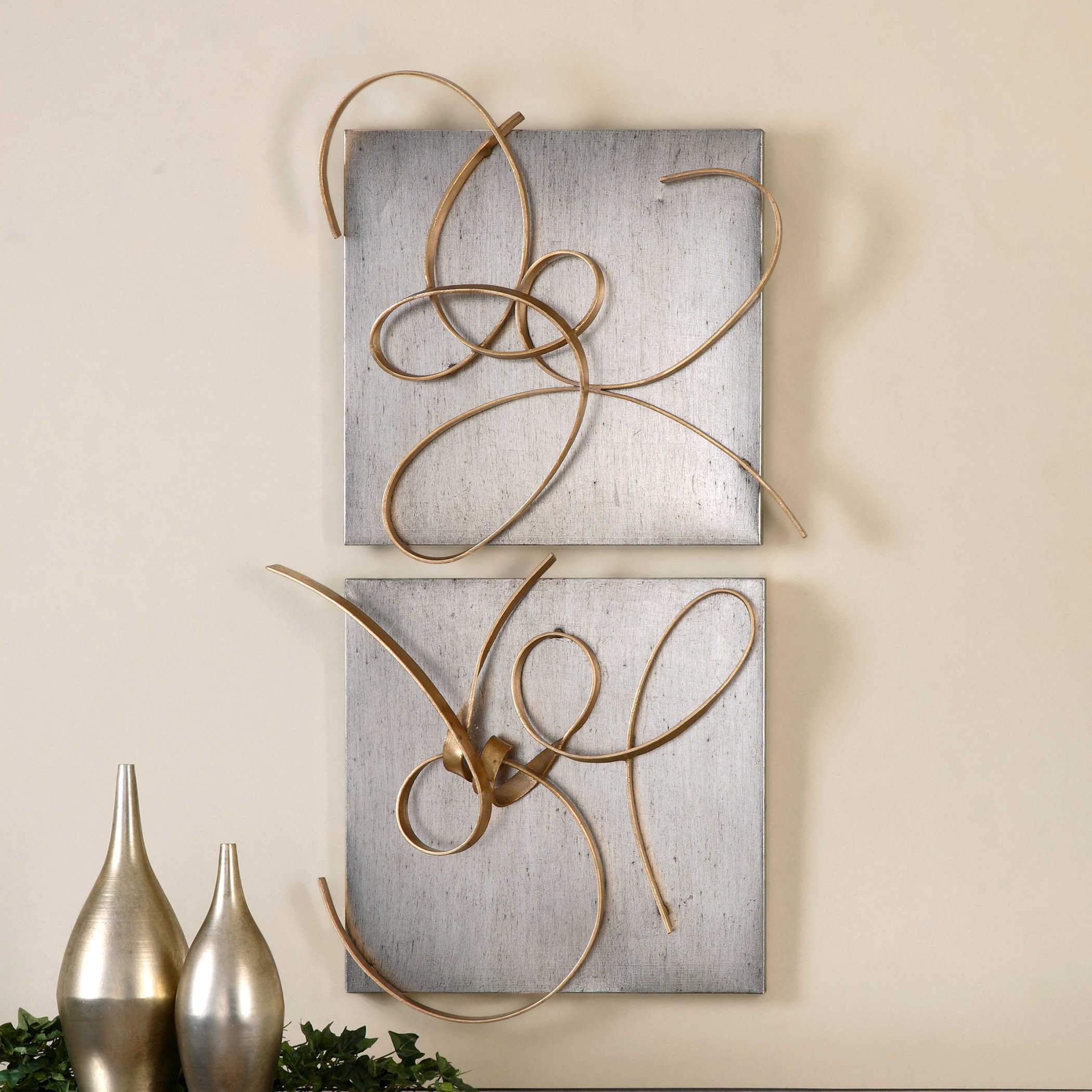 Uttermost Harmony Metal Wall Decor, S/2 - Image 2