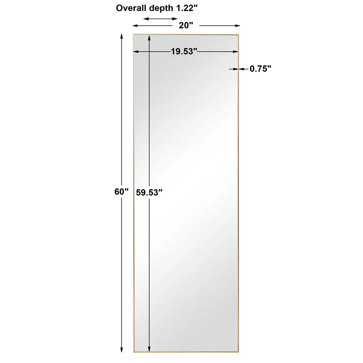 Harper Mirror - Gold - Image 6