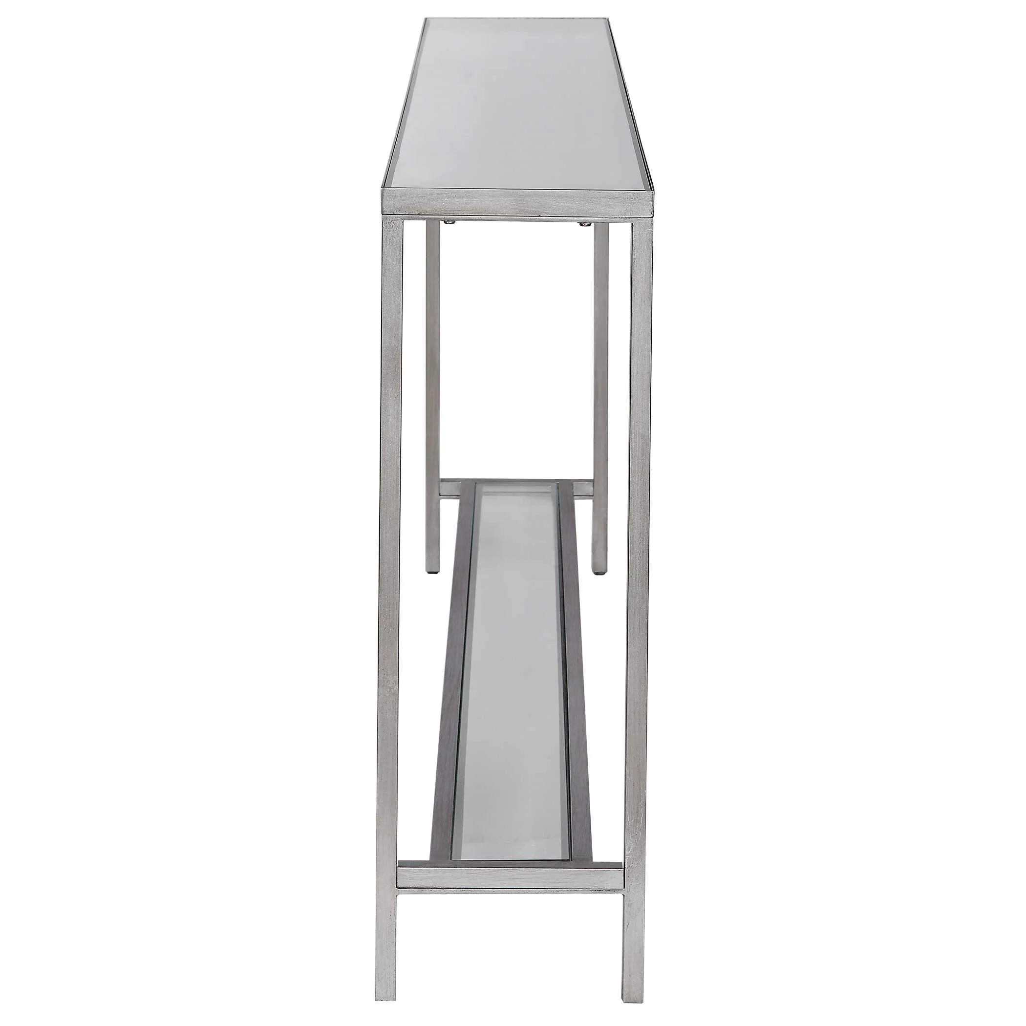 Uttermost Hayley Console Table, Silver - Image 4