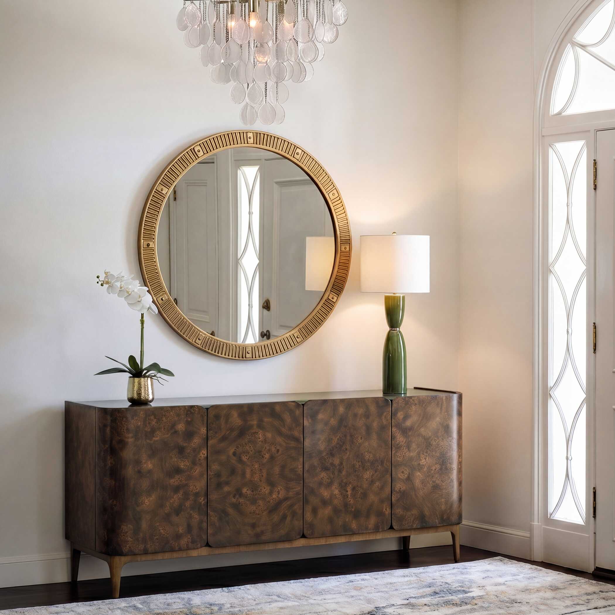 Uttermost Heart Of Gold Round Mirror - Image 2