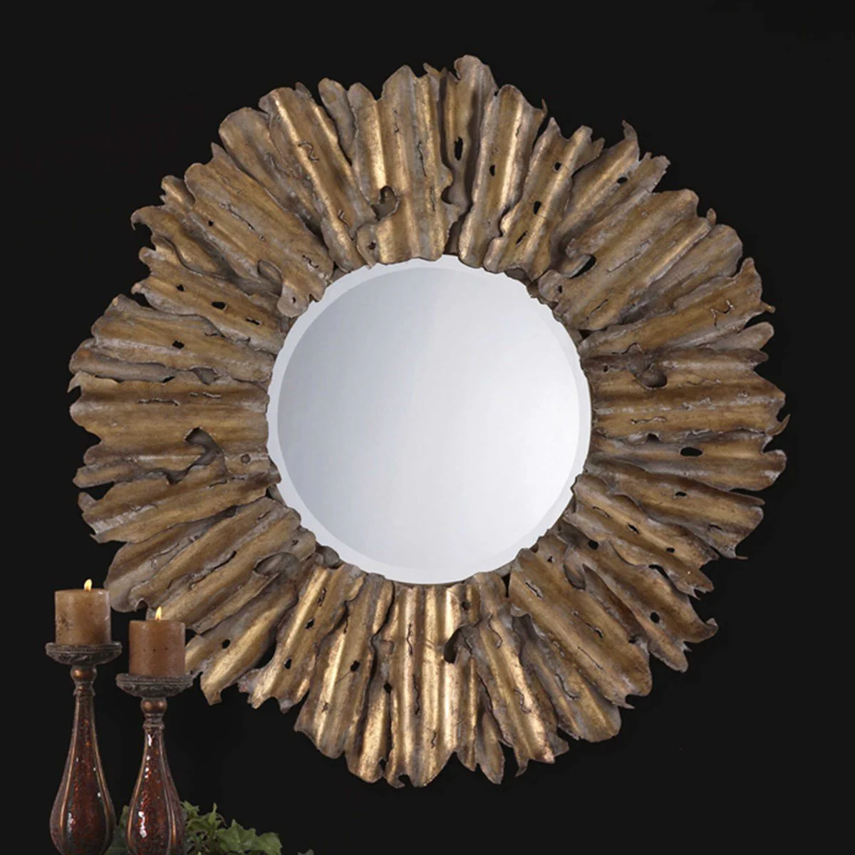 Uttermost Hemani Round Mirror