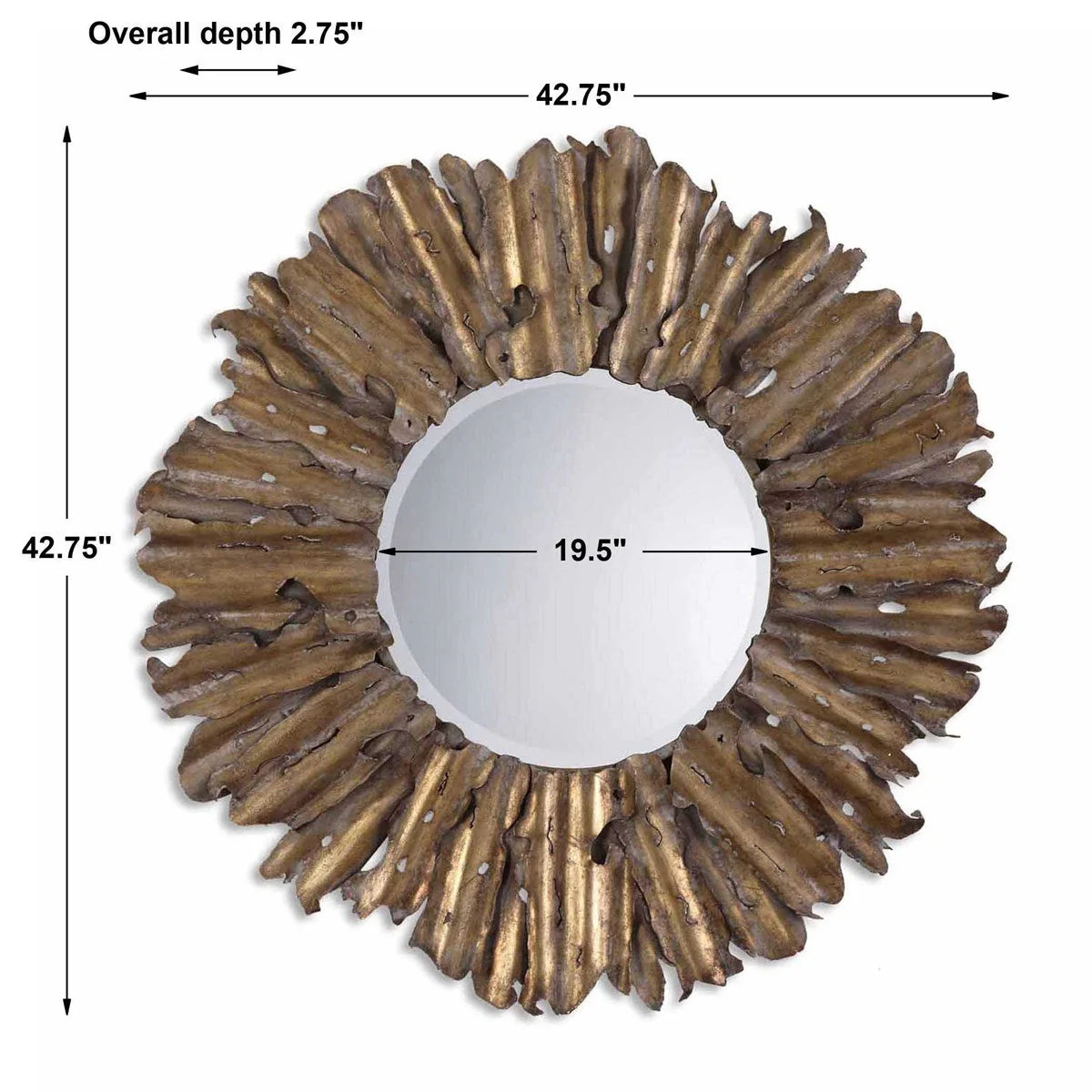 Uttermost Hemani Round Mirror - Image 4