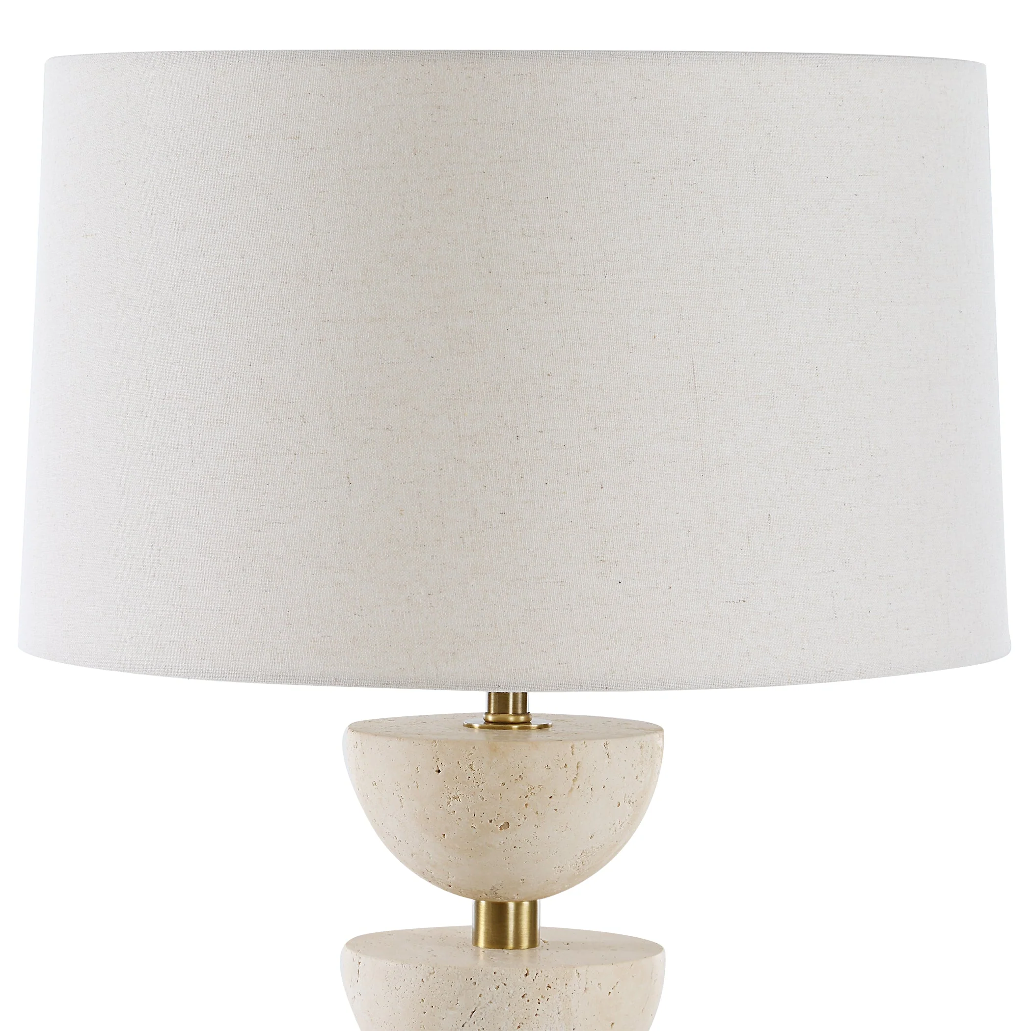 Uttermost Hemisphere Travertine Table Lamp - Image 5