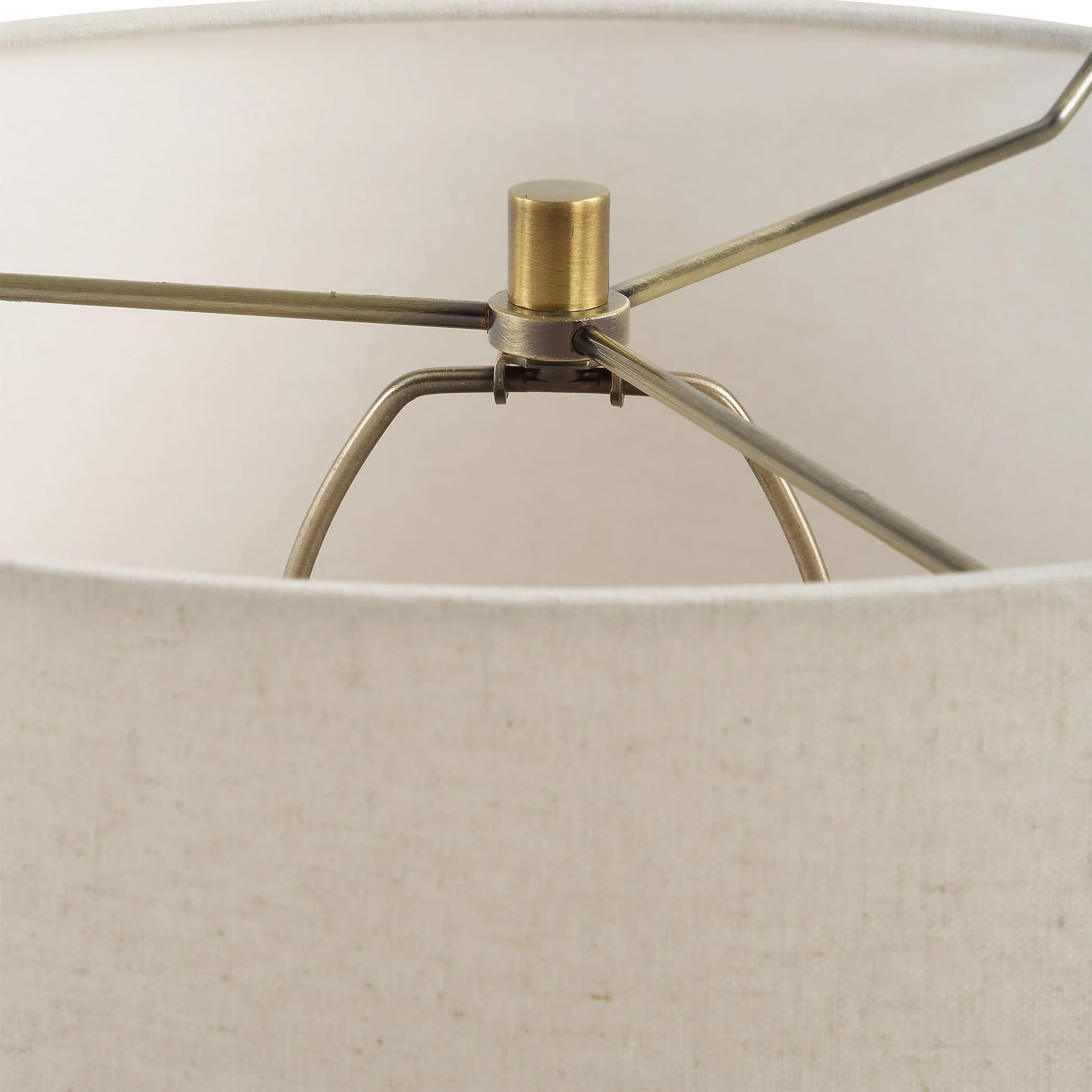 Uttermost Hemisphere Travertine Table Lamp - Image 6