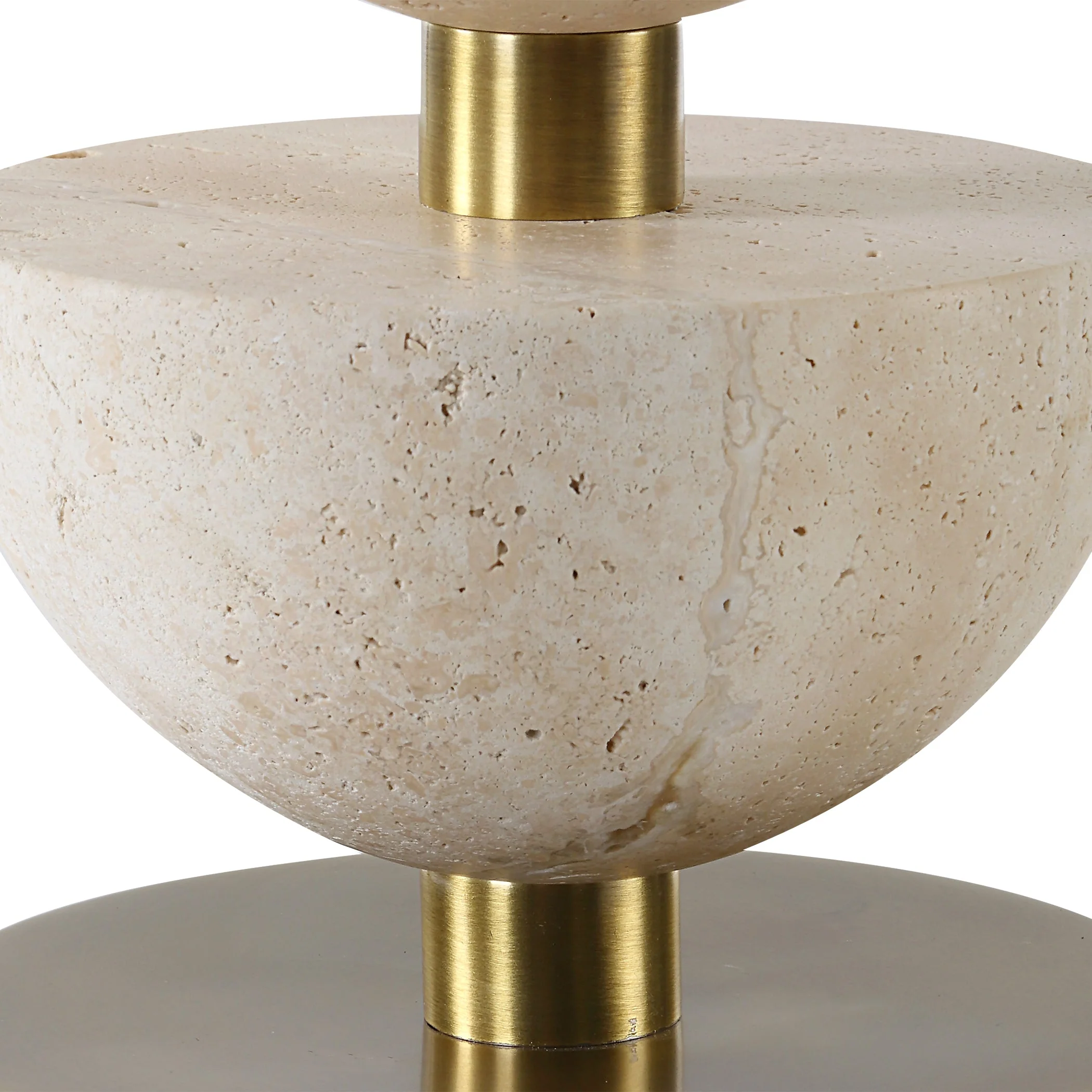 Uttermost Hemisphere Travertine Table Lamp - Image 7