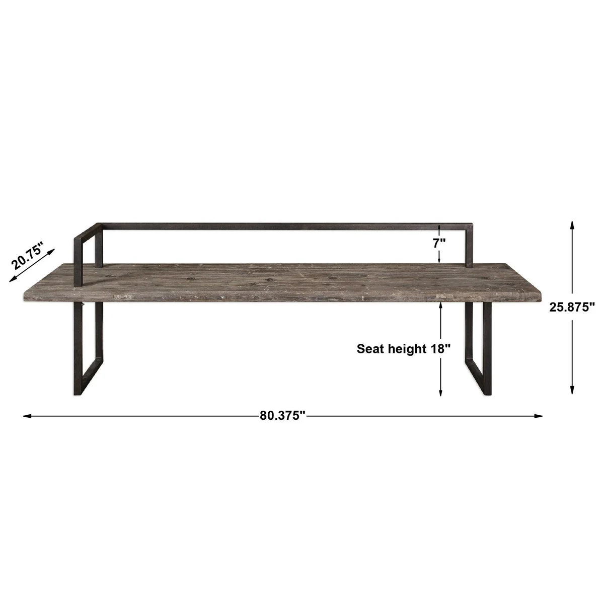 Uttermost Herbert Bench - Image 4
