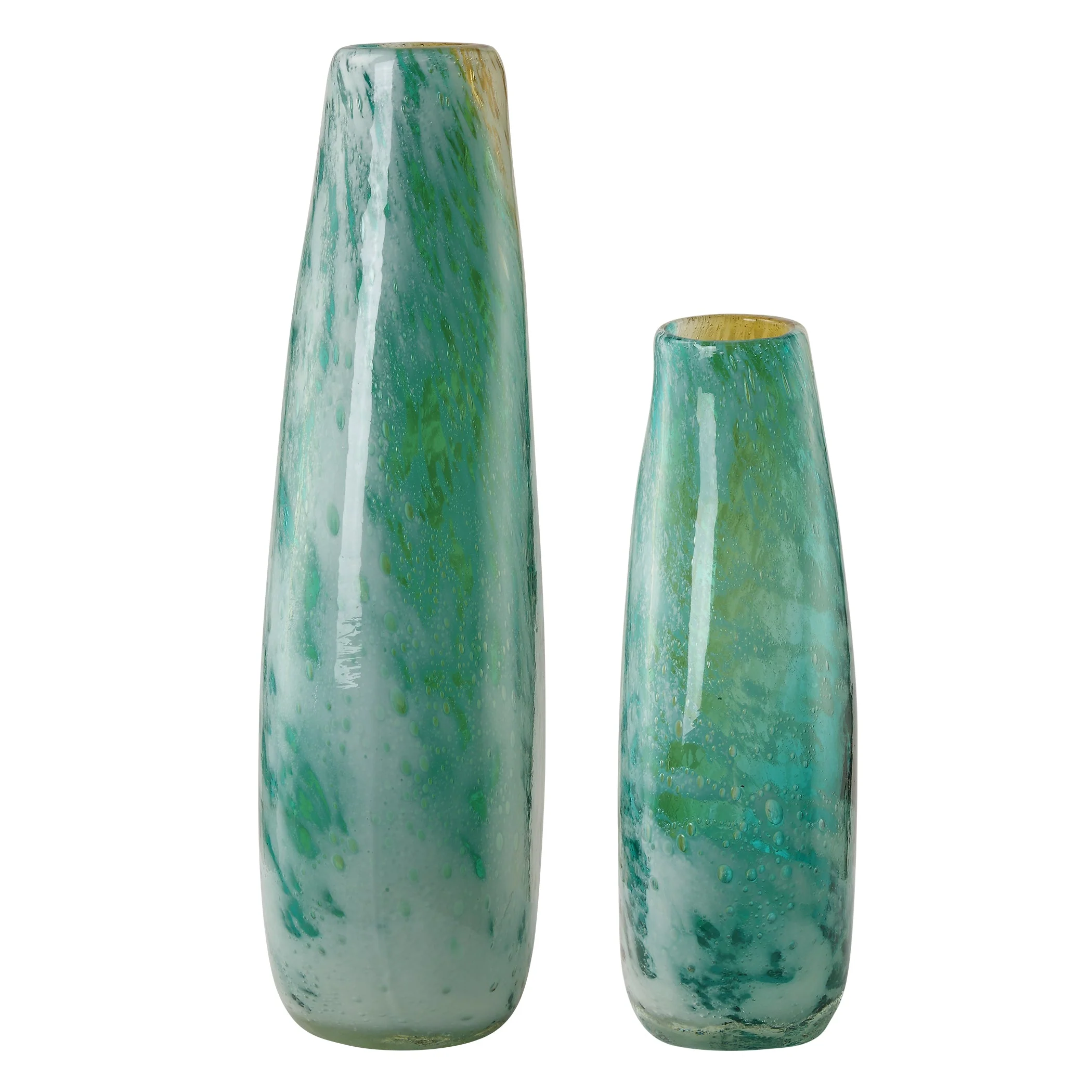 Uttermost High Tide Glass Vases, S/2 - Image 4