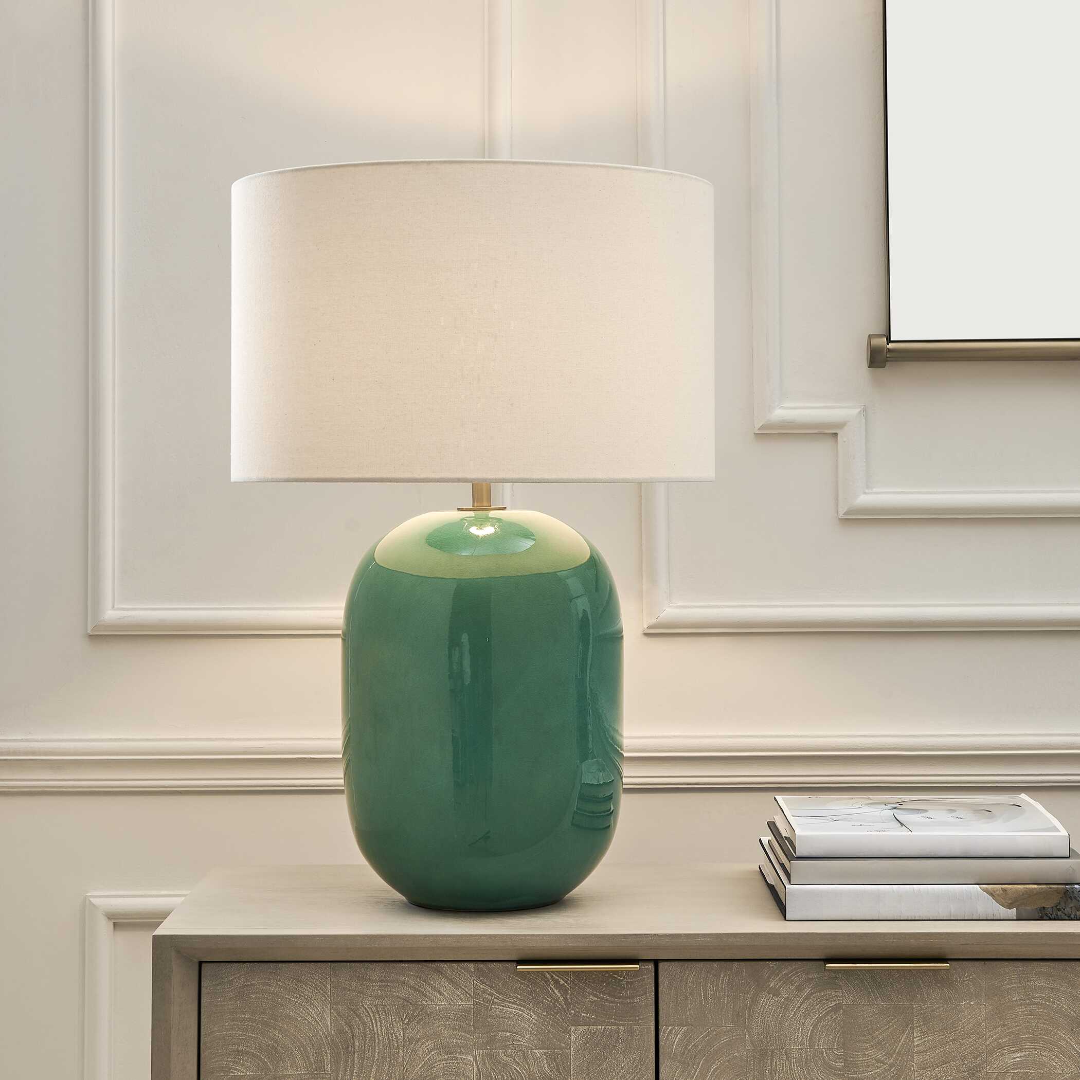 Uttermost Hollis Teal Table Lamp - Image 2