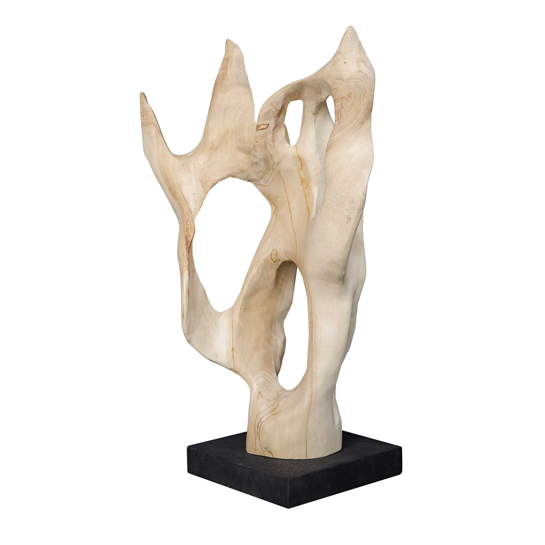 Uttermost Hollow Form Indoor-Outdoor Teak Sculpture - Image 3