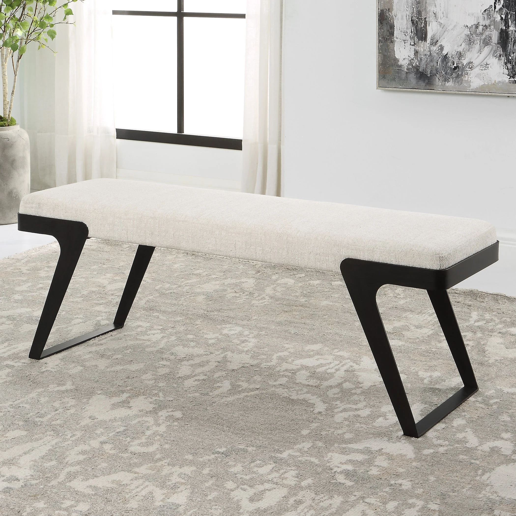 Uttermost Hover Modern Bench - Image 2
