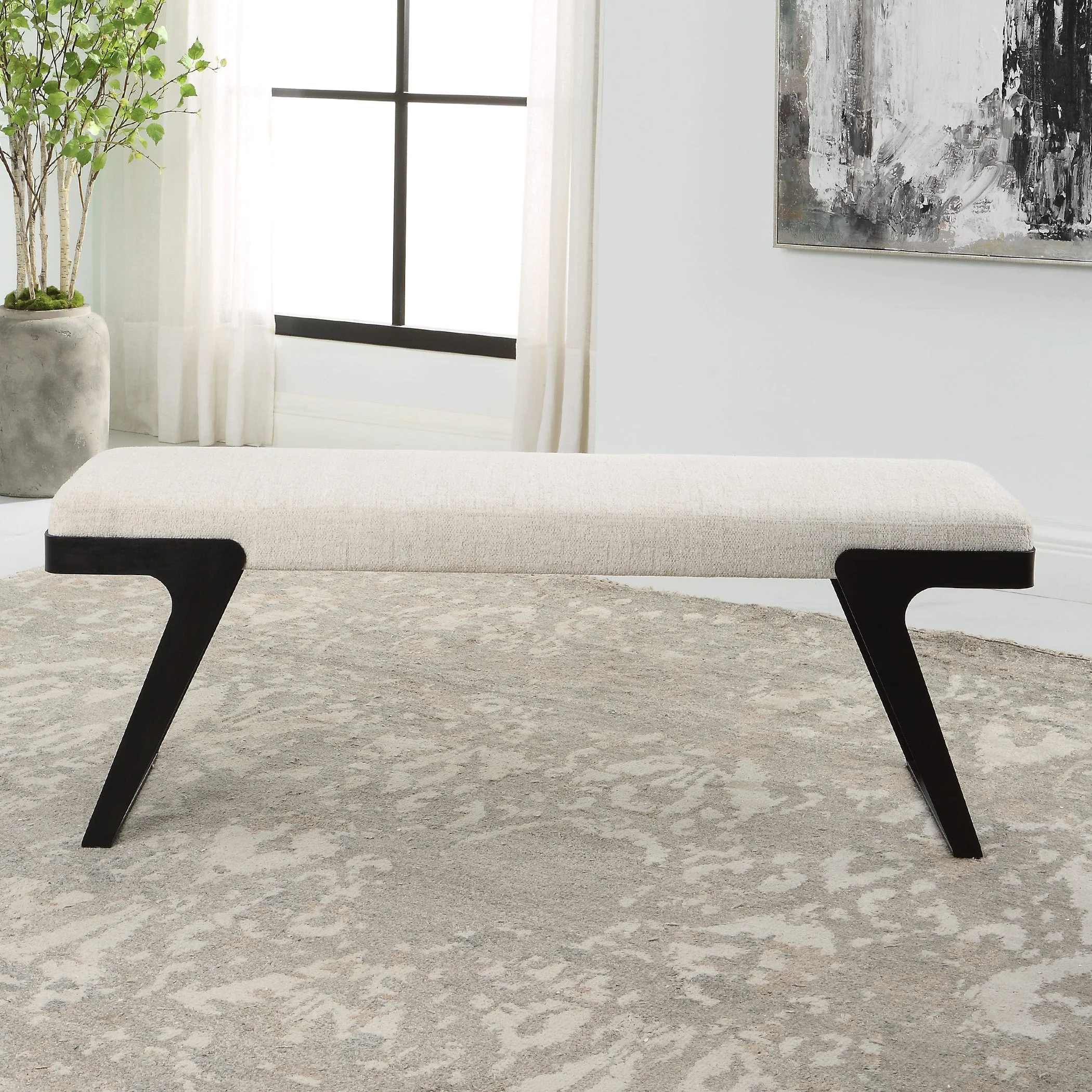 Uttermost Hover Modern Bench - Image 4