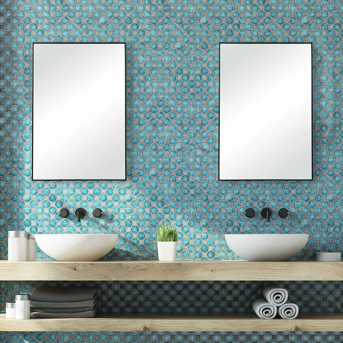 Hudson Mirror - Black - Image 2