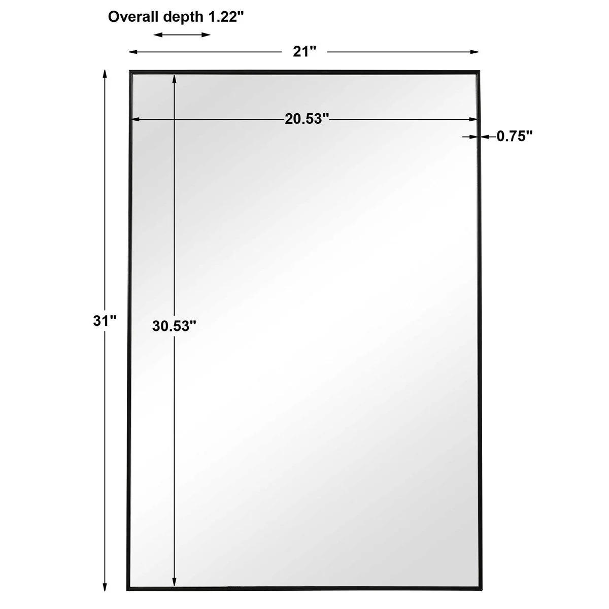Hudson Mirror - Black - Image 7