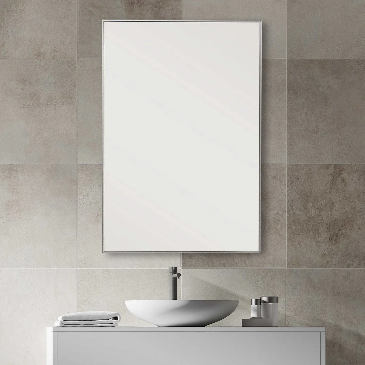 Hudson Mirror - Silver - Image 2