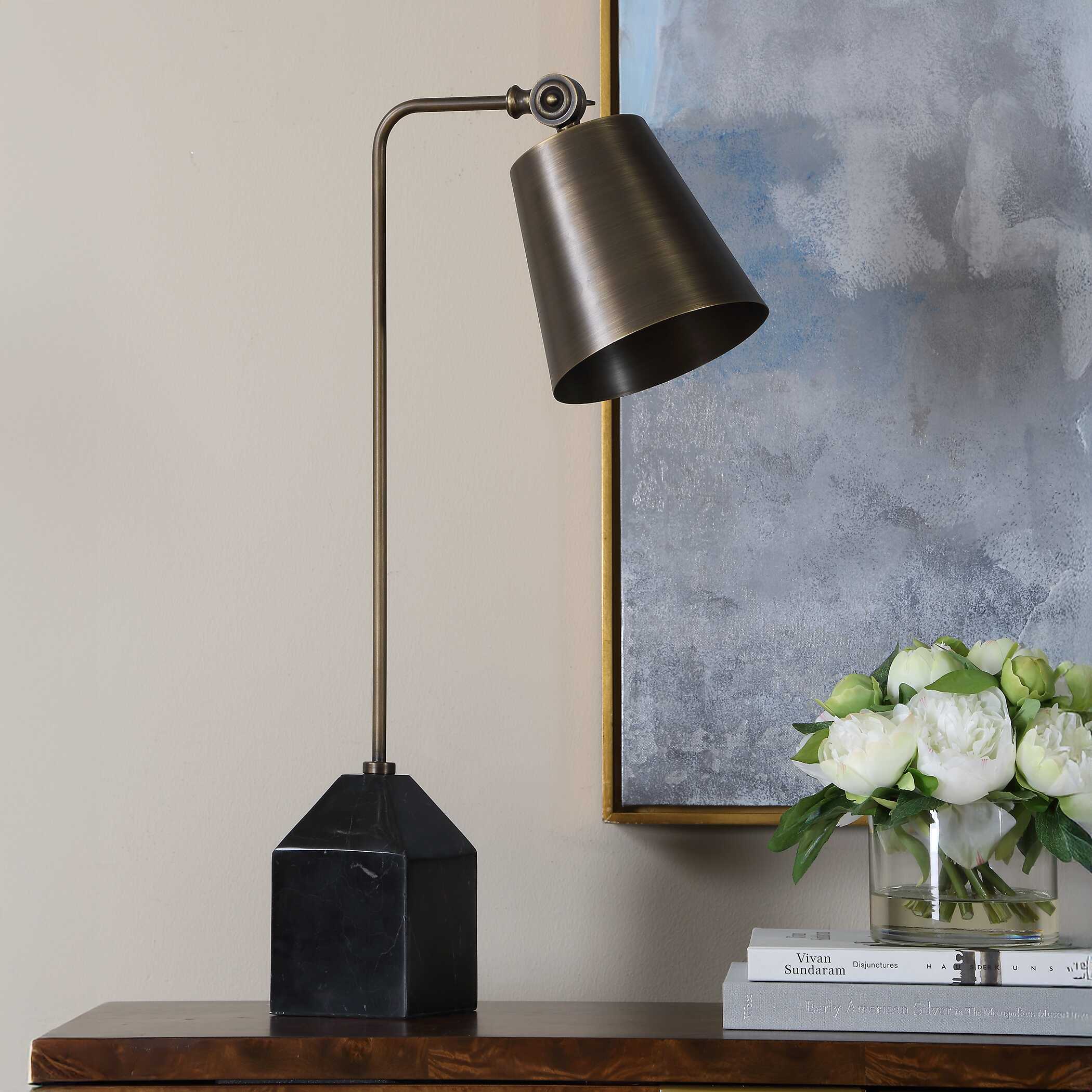 Uttermost Hutchinson Bronze Desk Lamp - Image 3